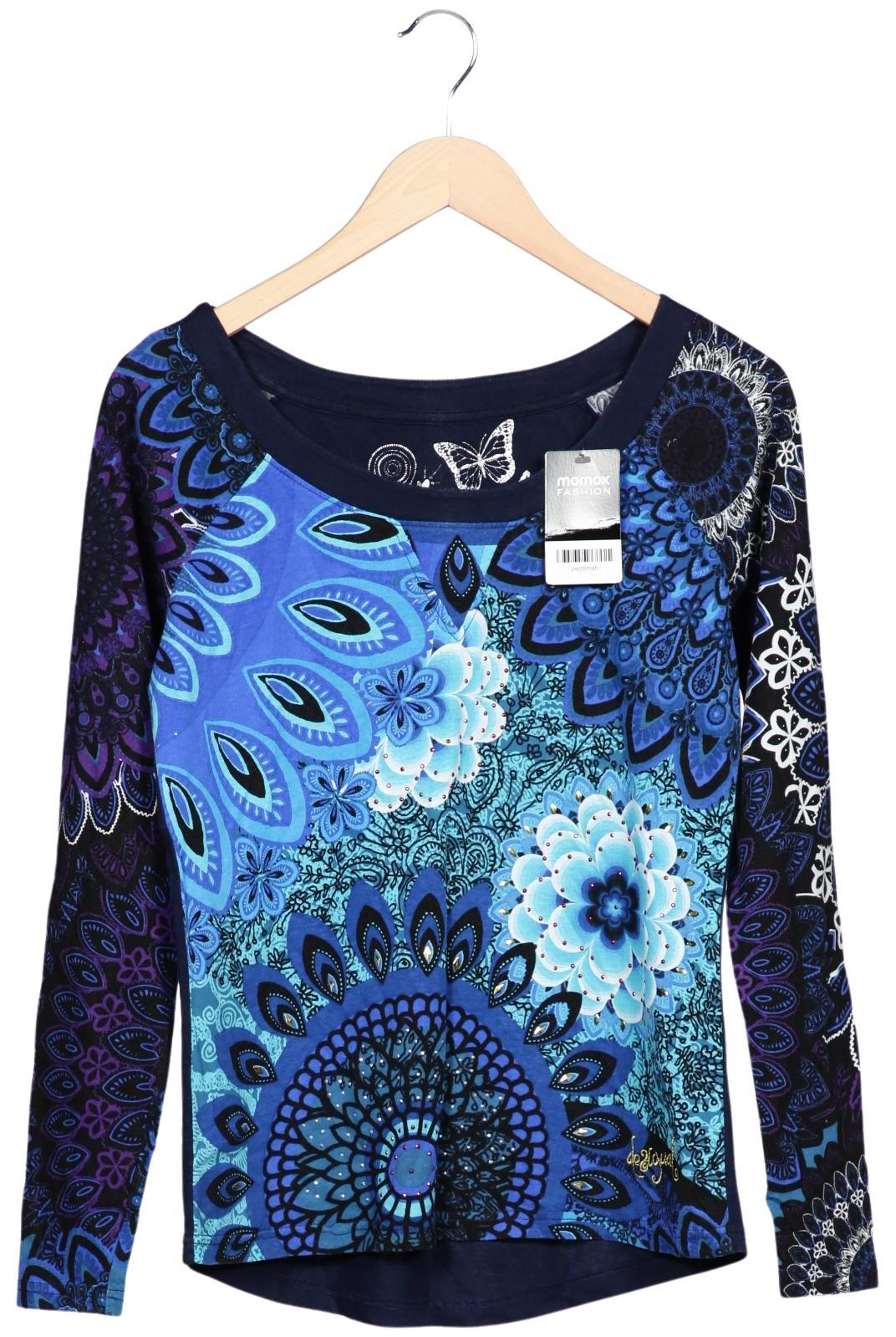 

Desigual Damen Langarmshirt, marineblau, Gr. 38