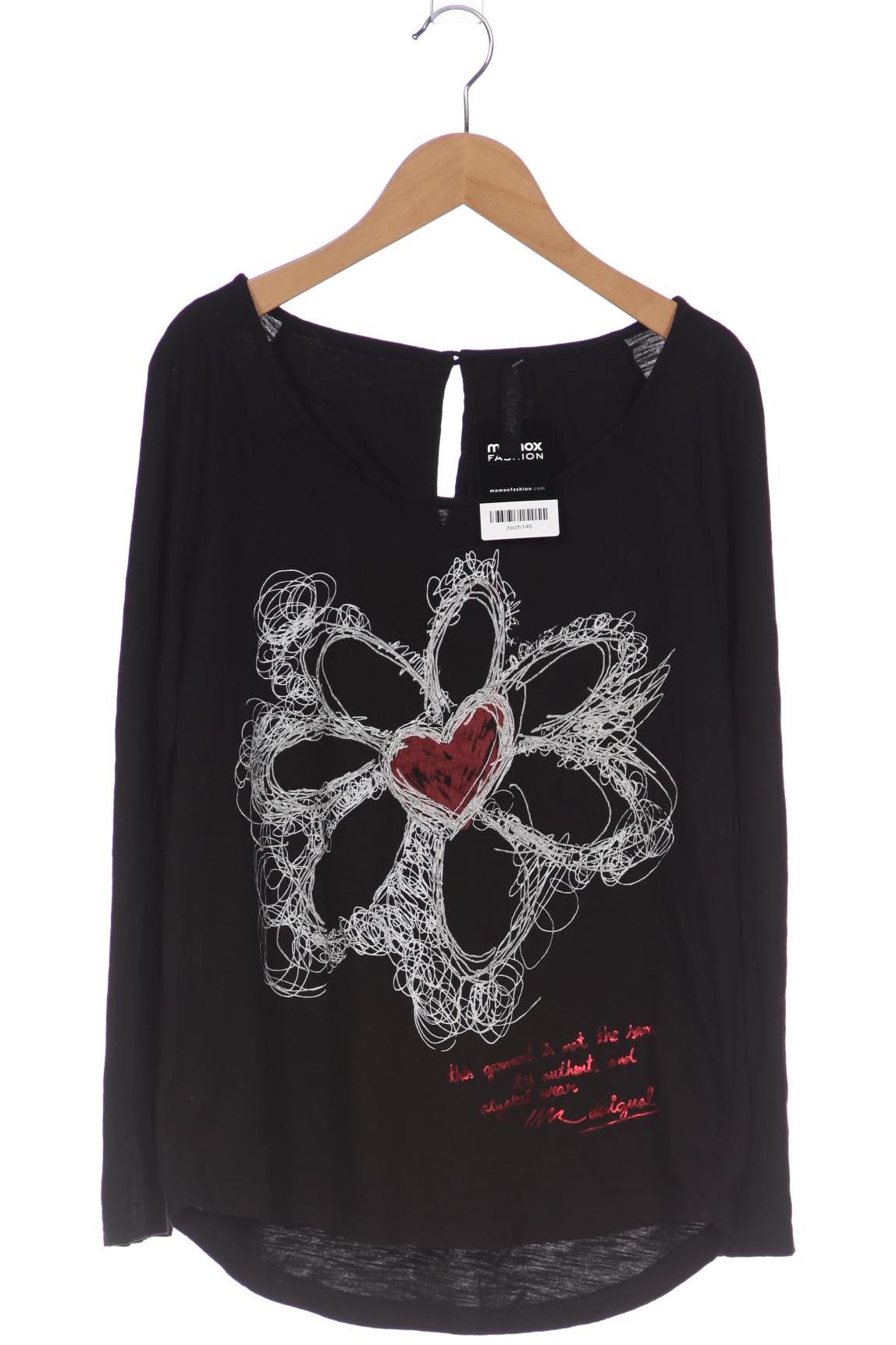 

Desigual Damen Langarmshirt, schwarz, Gr. 36
