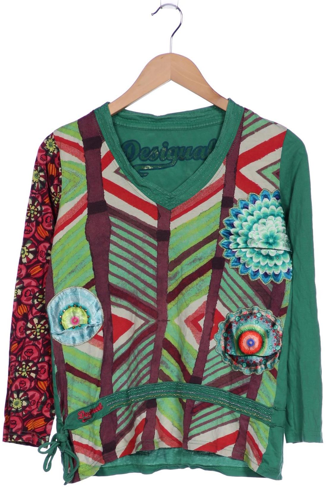 

Desigual Damen Langarmshirt, grün, Gr. 42
