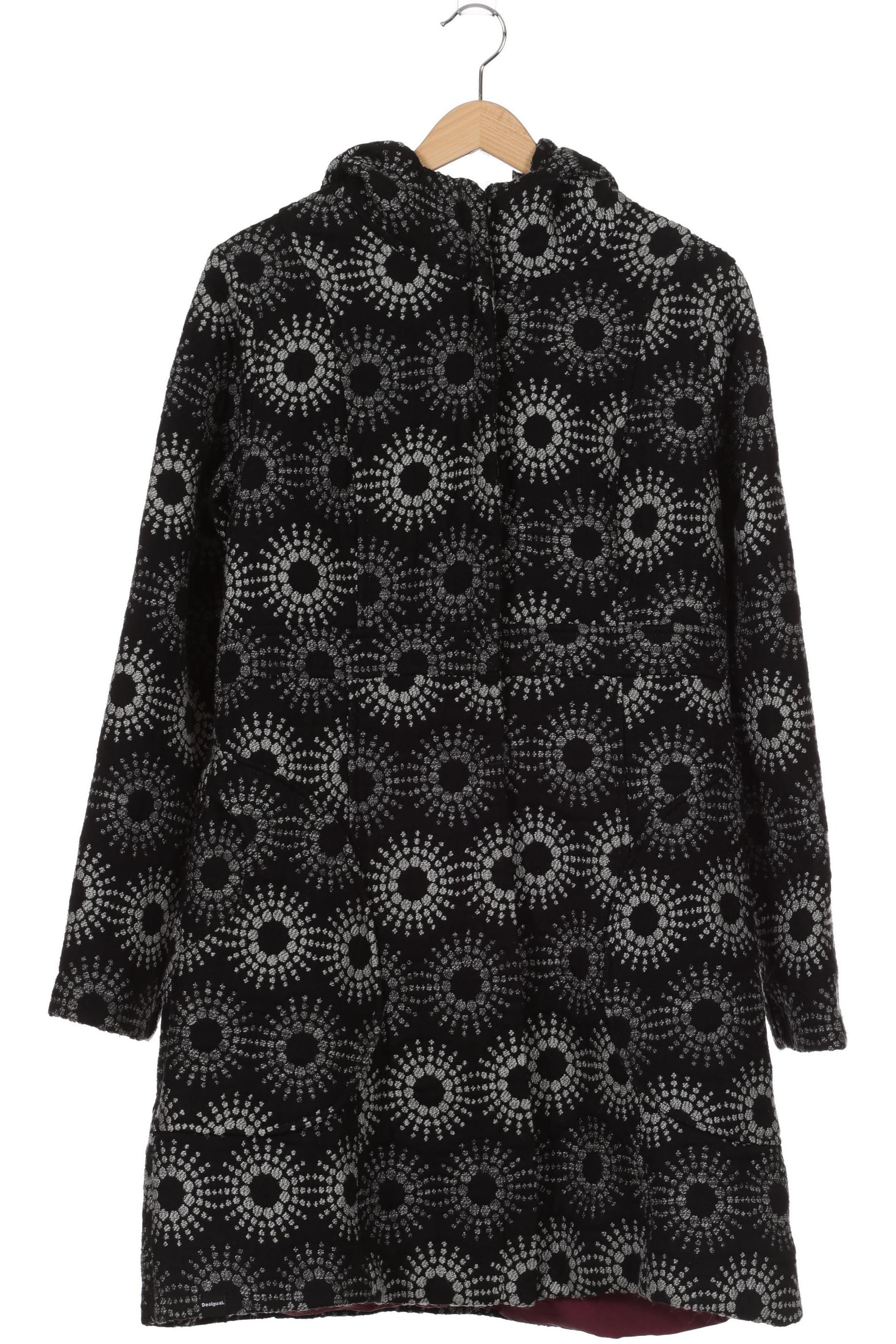 

Desigual Damen Mantel, schwarz, Gr. 42