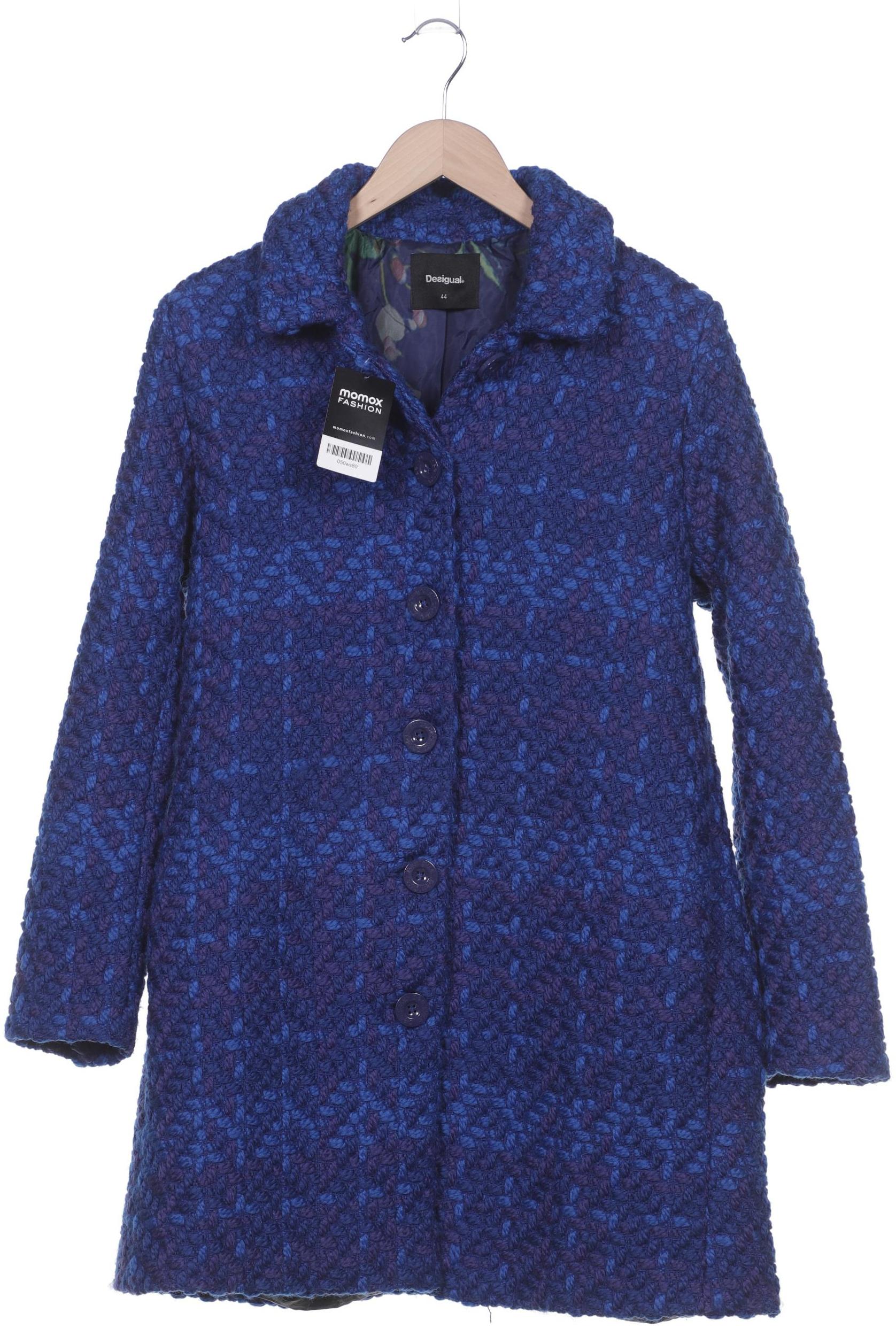 

Desigual Damen Mantel, blau, Gr. 42