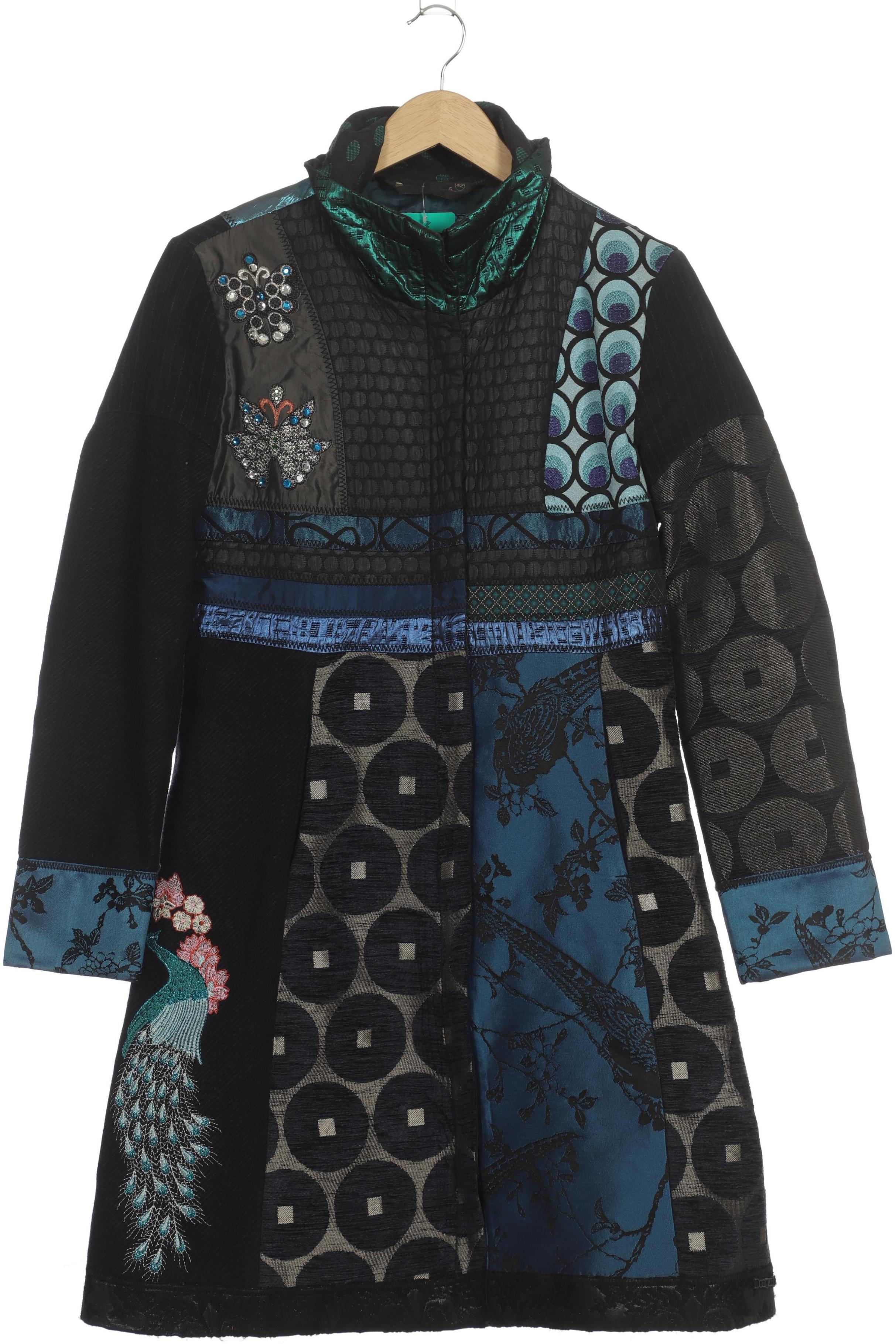 

Desigual Damen Mantel, blau, Gr. 42