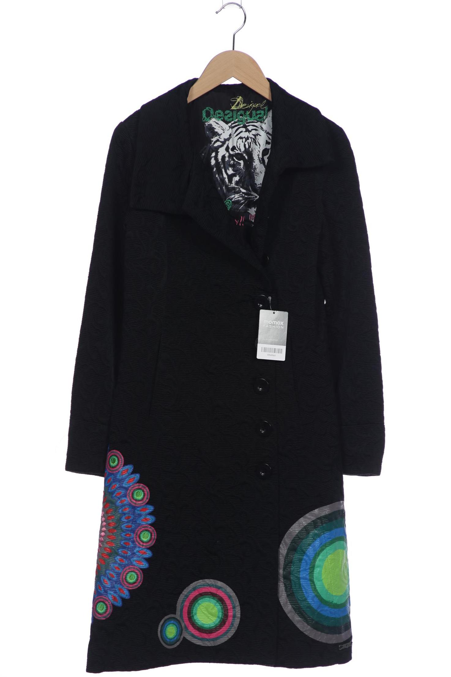 

Desigual Damen Mantel, schwarz, Gr. 36