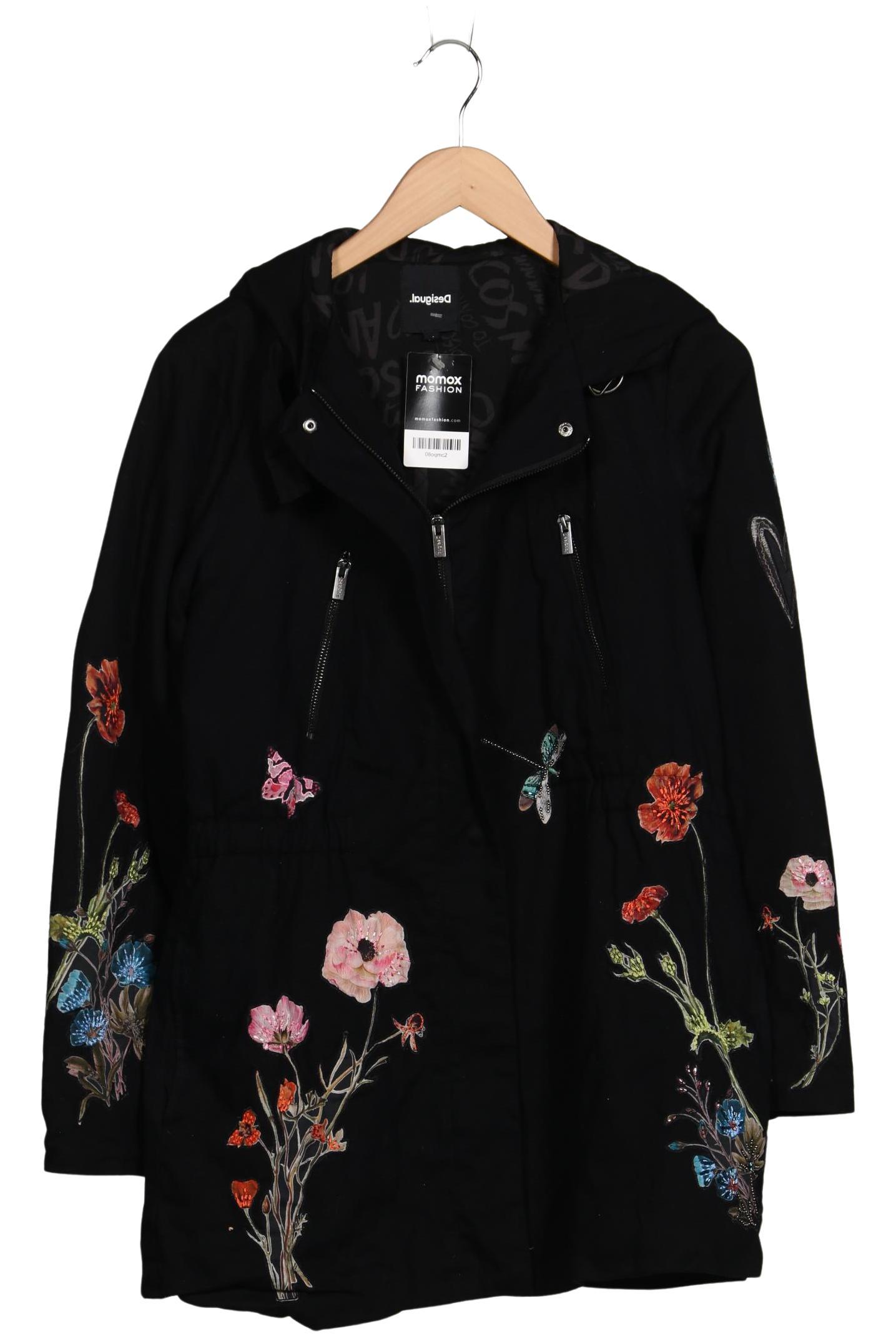 

Desigual Damen Mantel, schwarz, Gr. 38