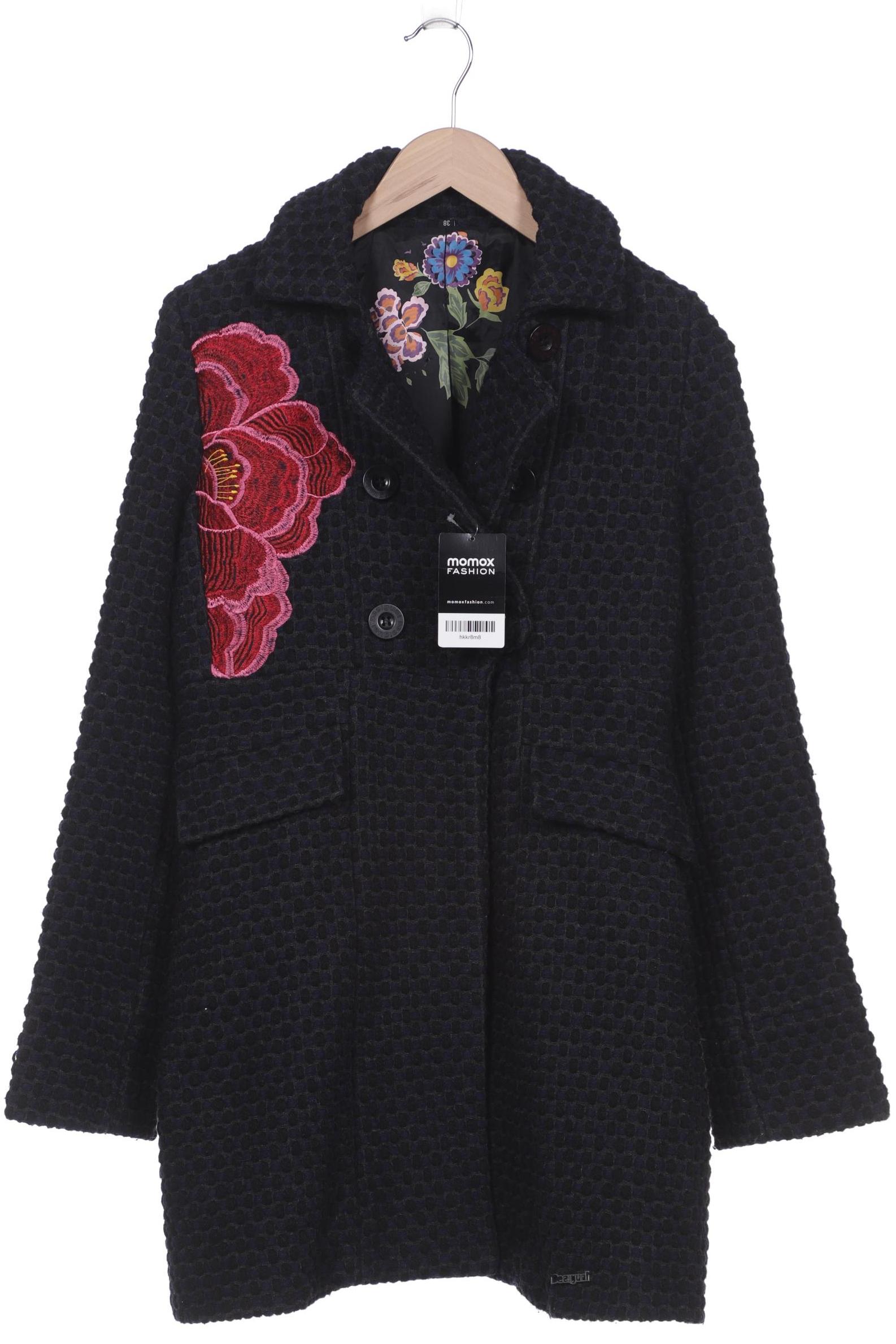 

Desigual Damen Mantel, schwarz, Gr. 38
