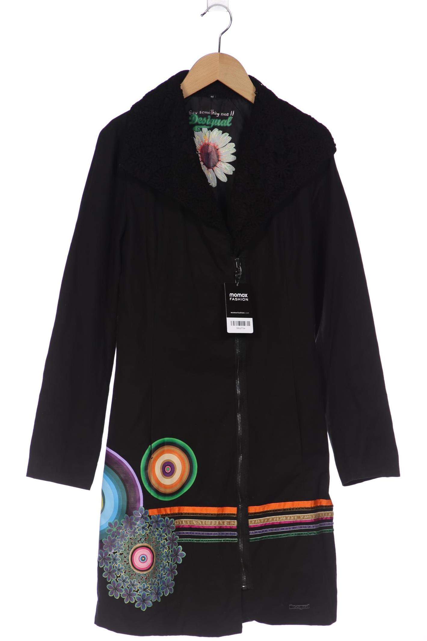 

Desigual Damen Mantel, schwarz