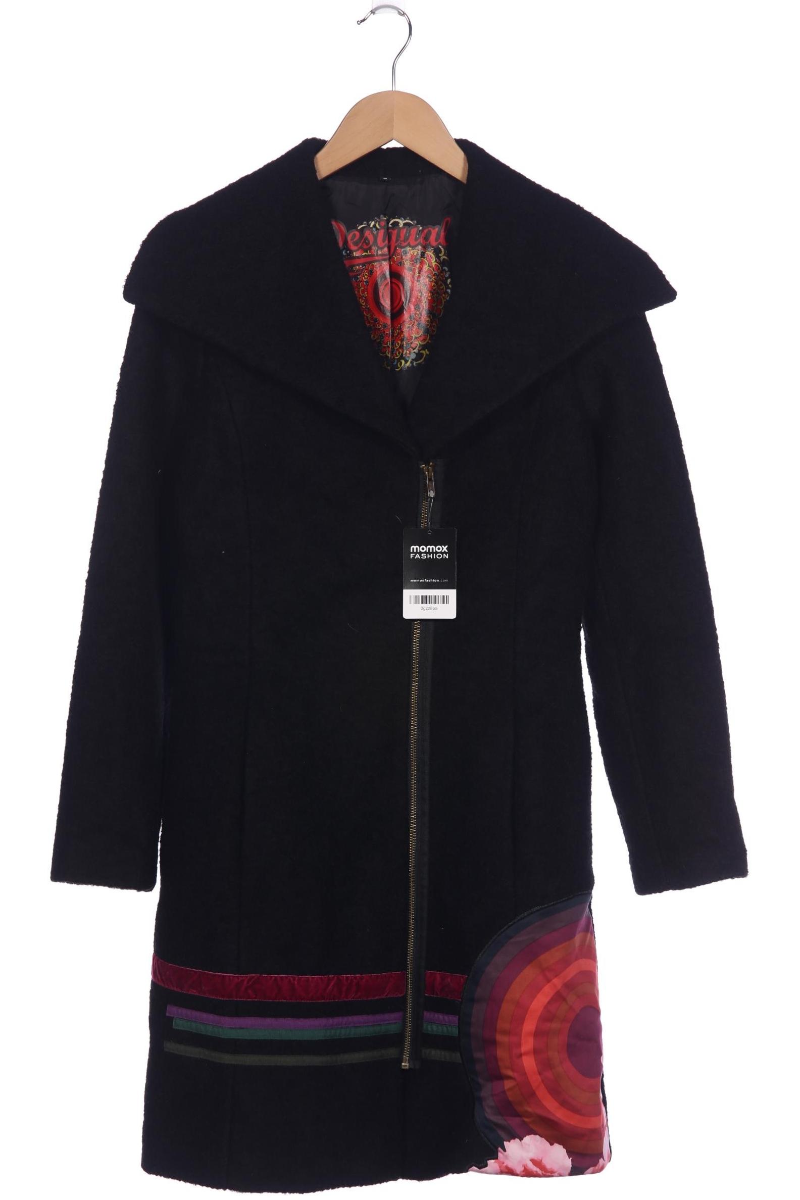 

Desigual Damen Mantel, schwarz, Gr. 38
