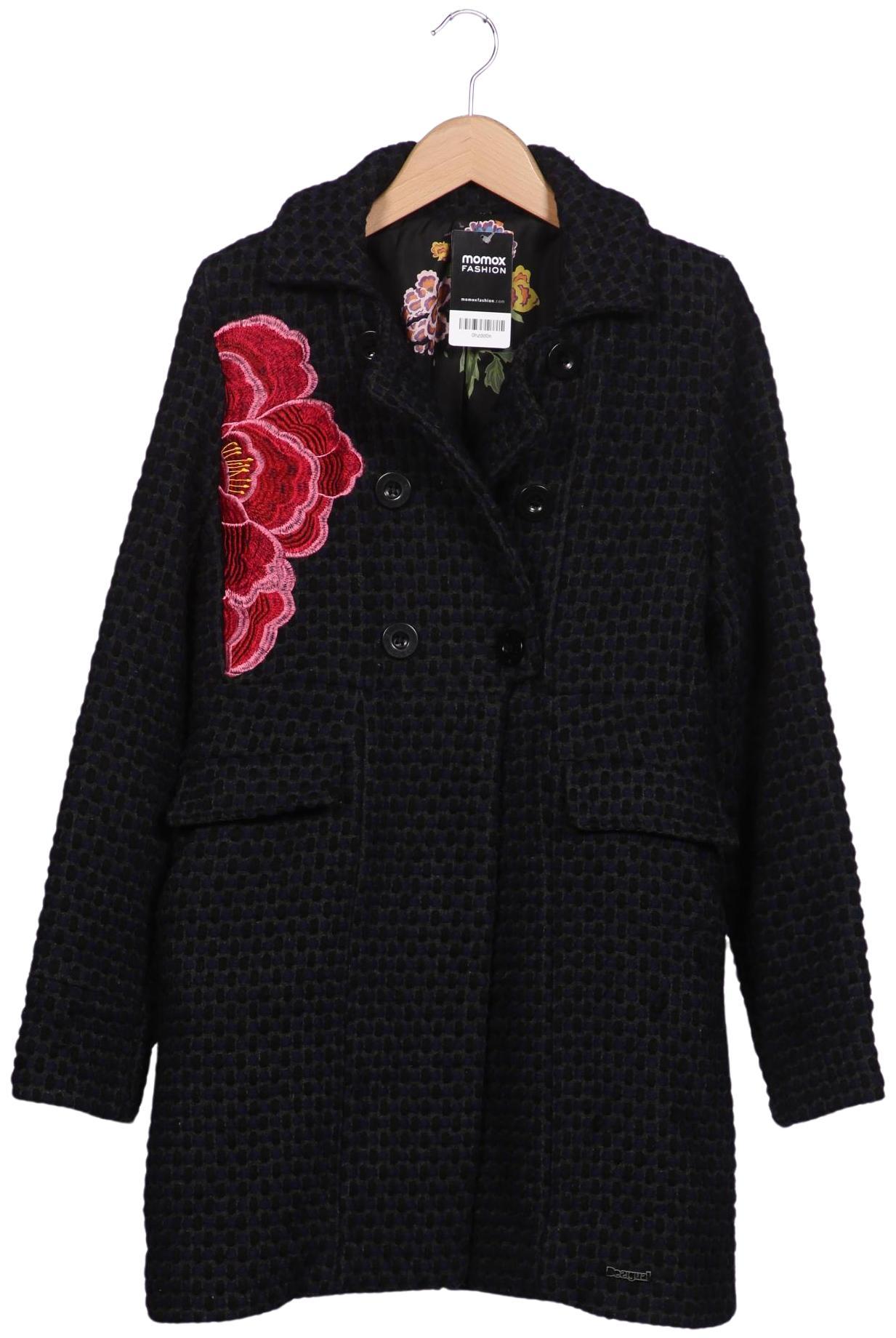 

Desigual Damen Mantel, schwarz, Gr. 38