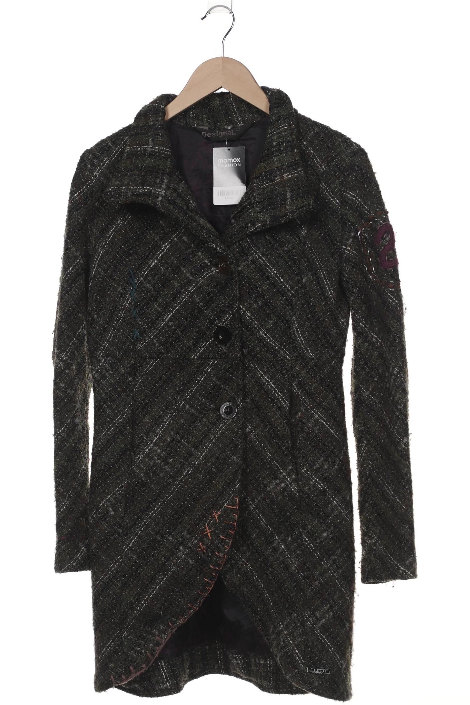 

Desigual Damen Mantel, grün, Gr. 40