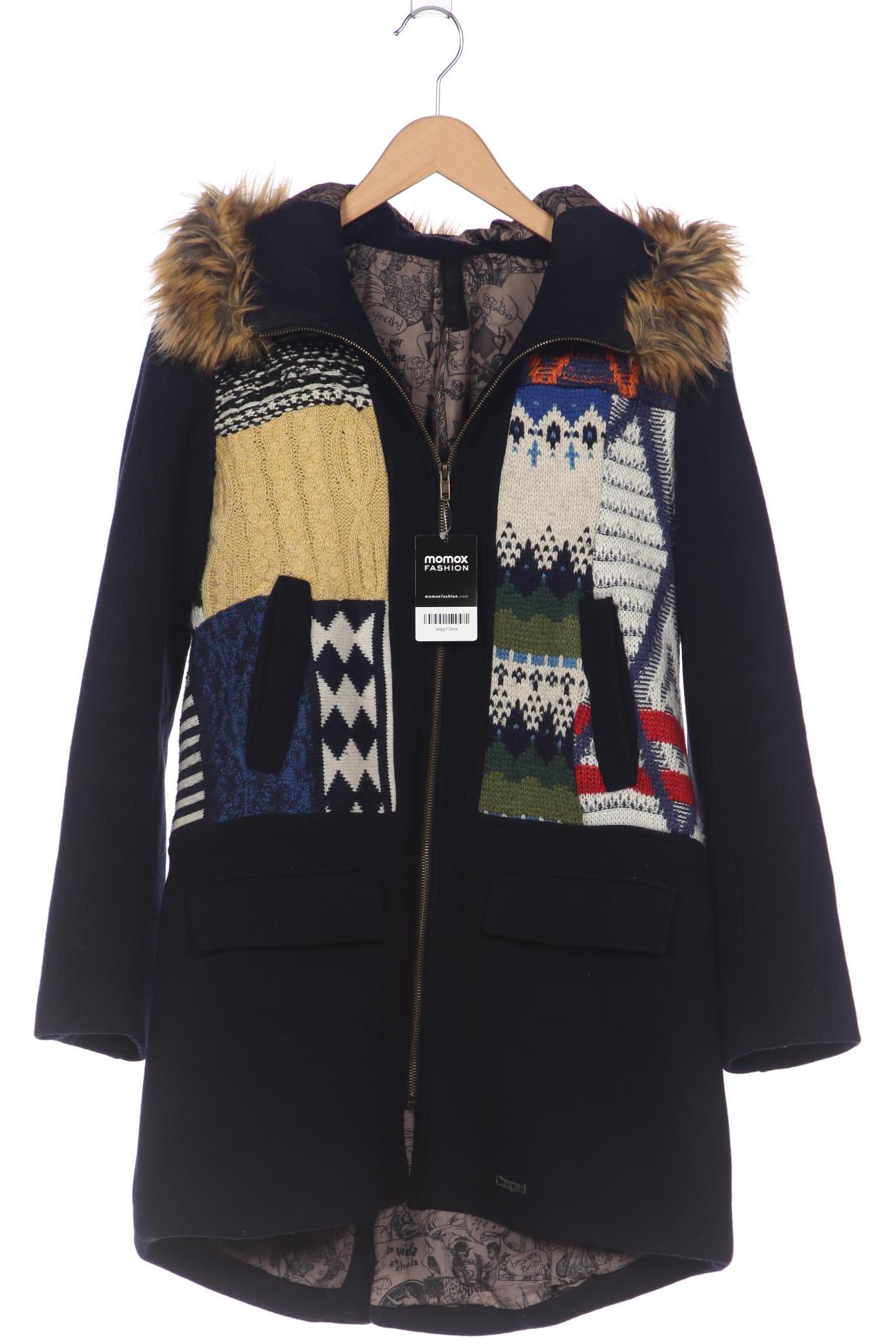 

Desigual Damen Mantel, marineblau, Gr. 40