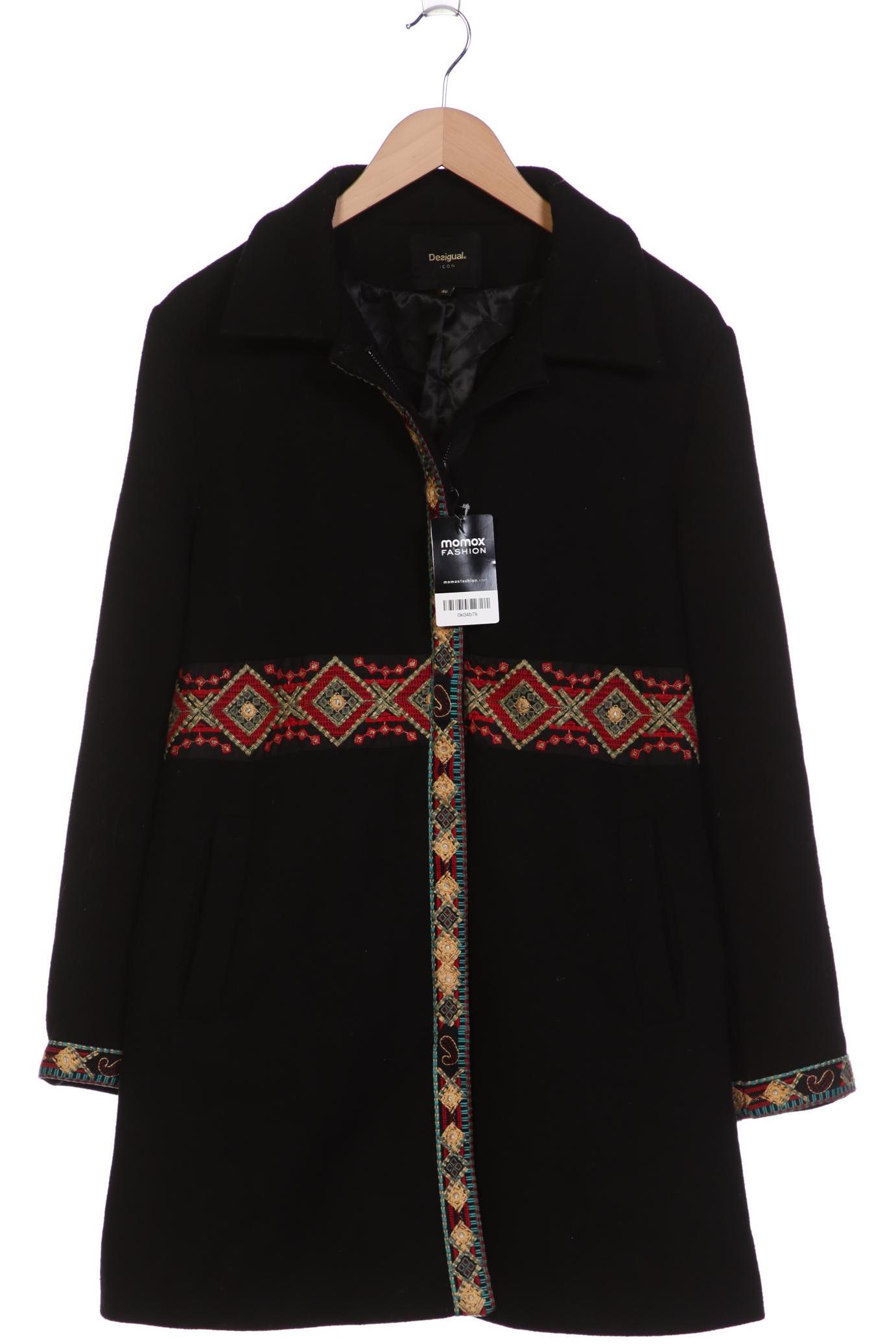 

Desigual Damen Mantel, schwarz, Gr. 46
