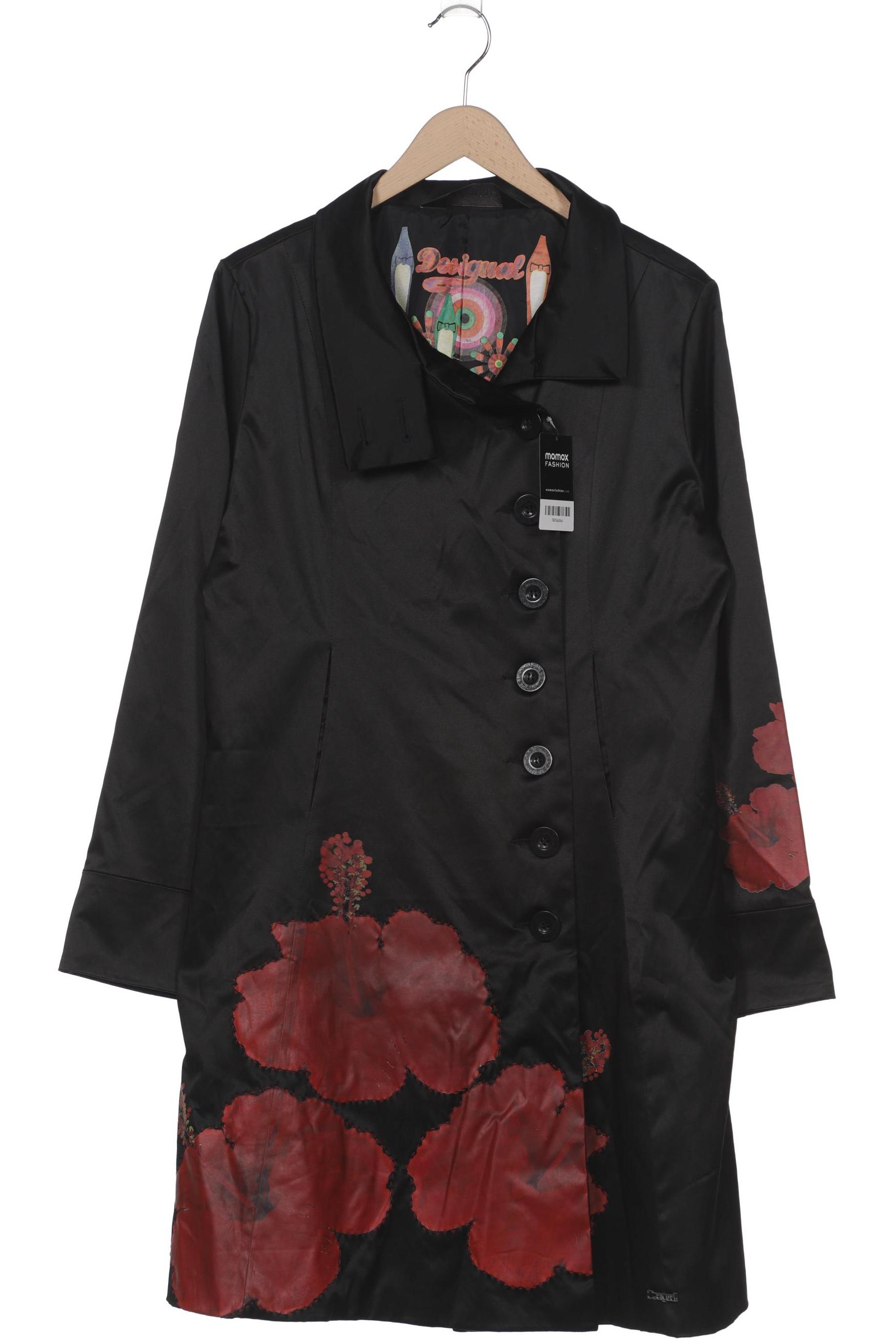 

Desigual Damen Mantel, schwarz, Gr. 46