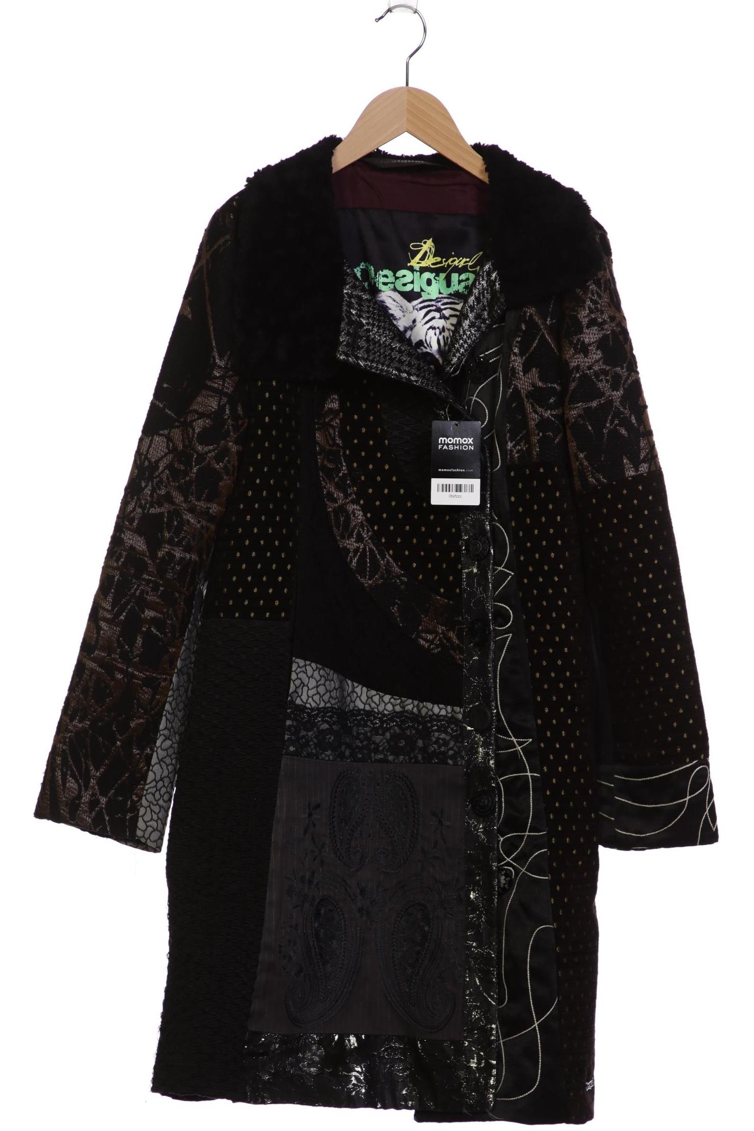 

Desigual Damen Mantel, schwarz, Gr. 42