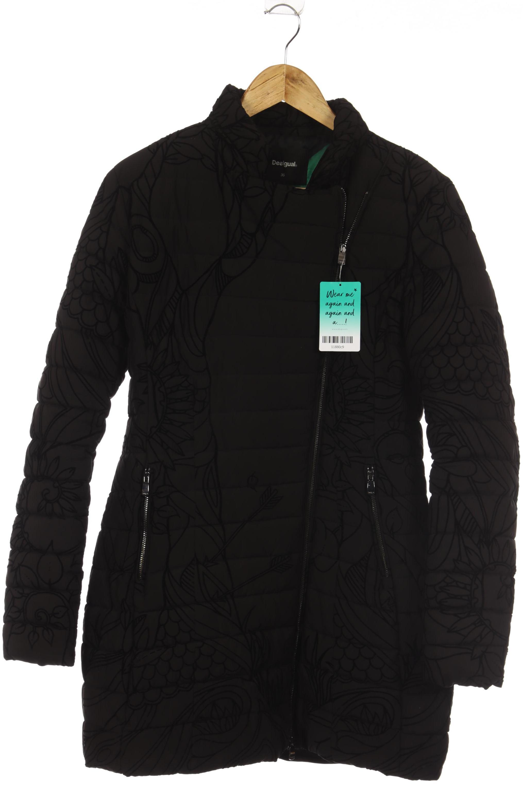 

Desigual Damen Mantel, schwarz, Gr. 36