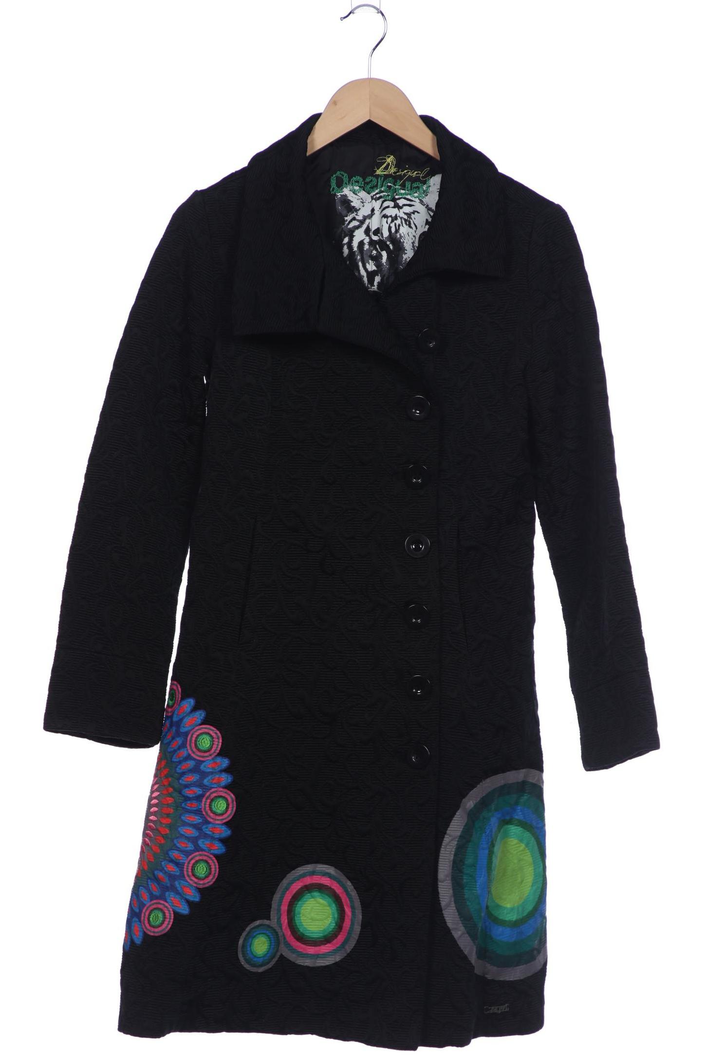 

Desigual Damen Mantel, schwarz, Gr. 40