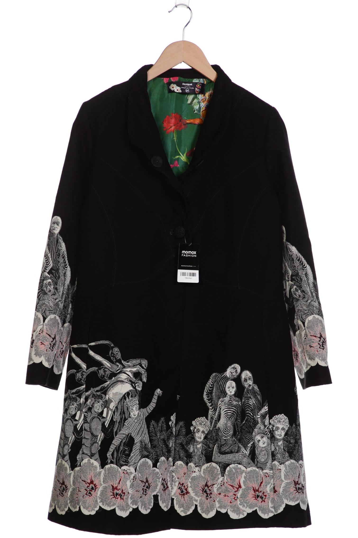 

Desigual Damen Mantel, schwarz, Gr. 44