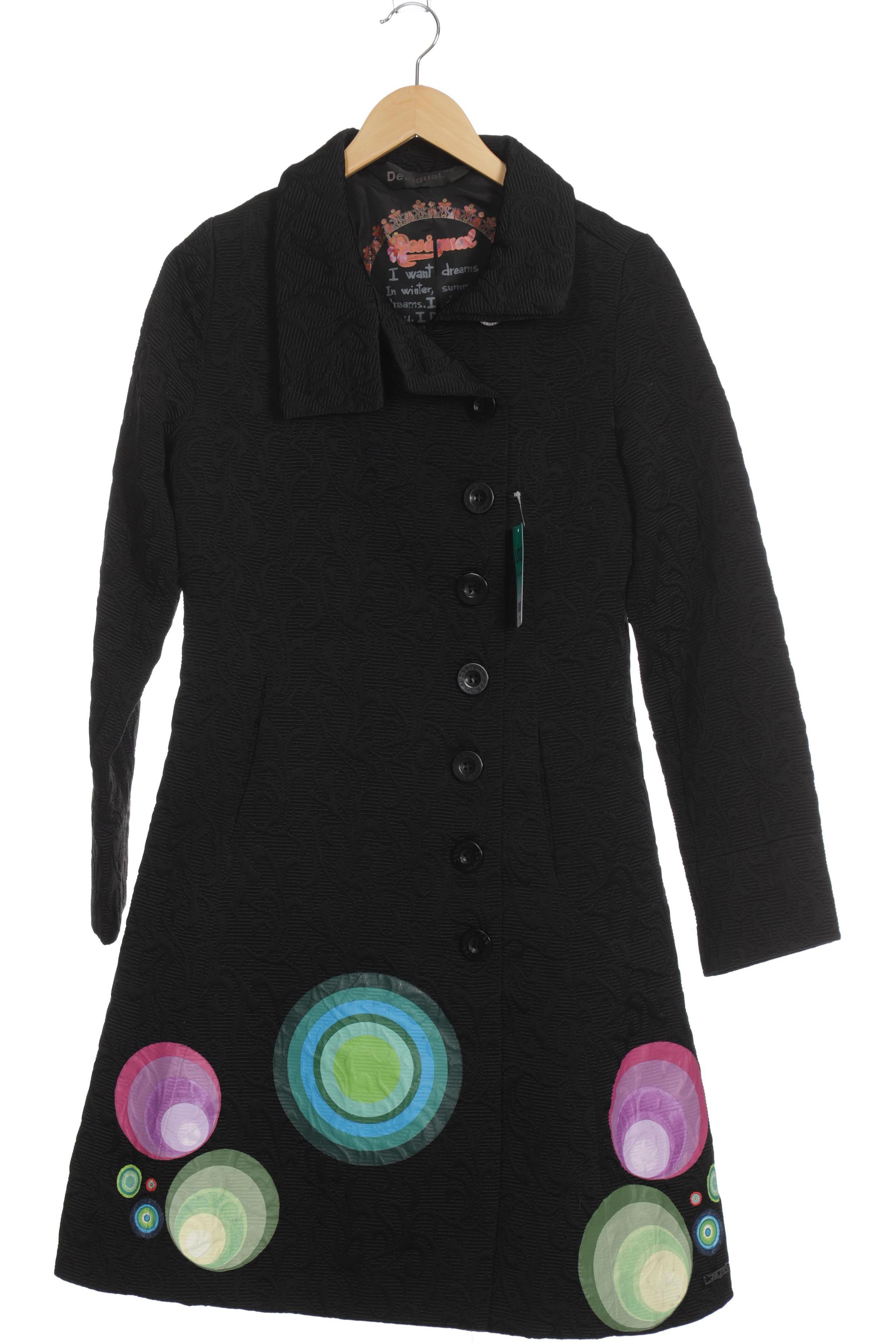 

Desigual Damen Mantel, schwarz, Gr. 40