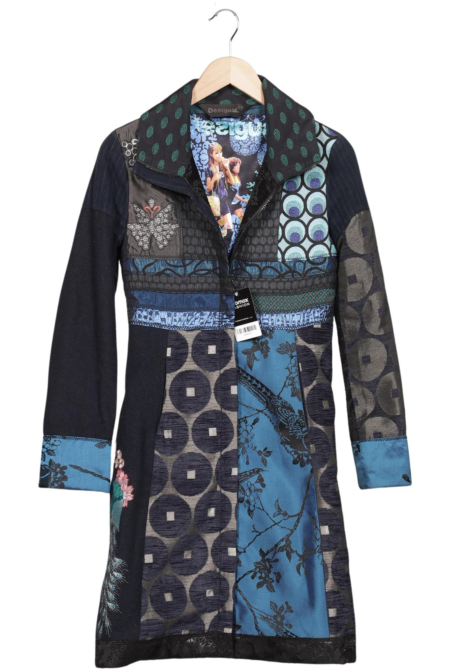 

Desigual Damen Mantel, mehrfarbig, Gr. 36