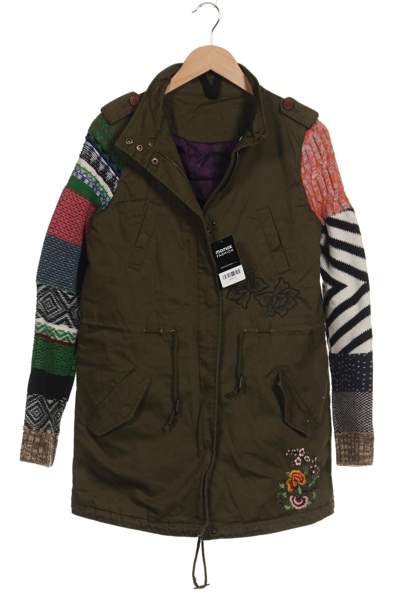 

Desigual Damen Mantel, grün, Gr. 38