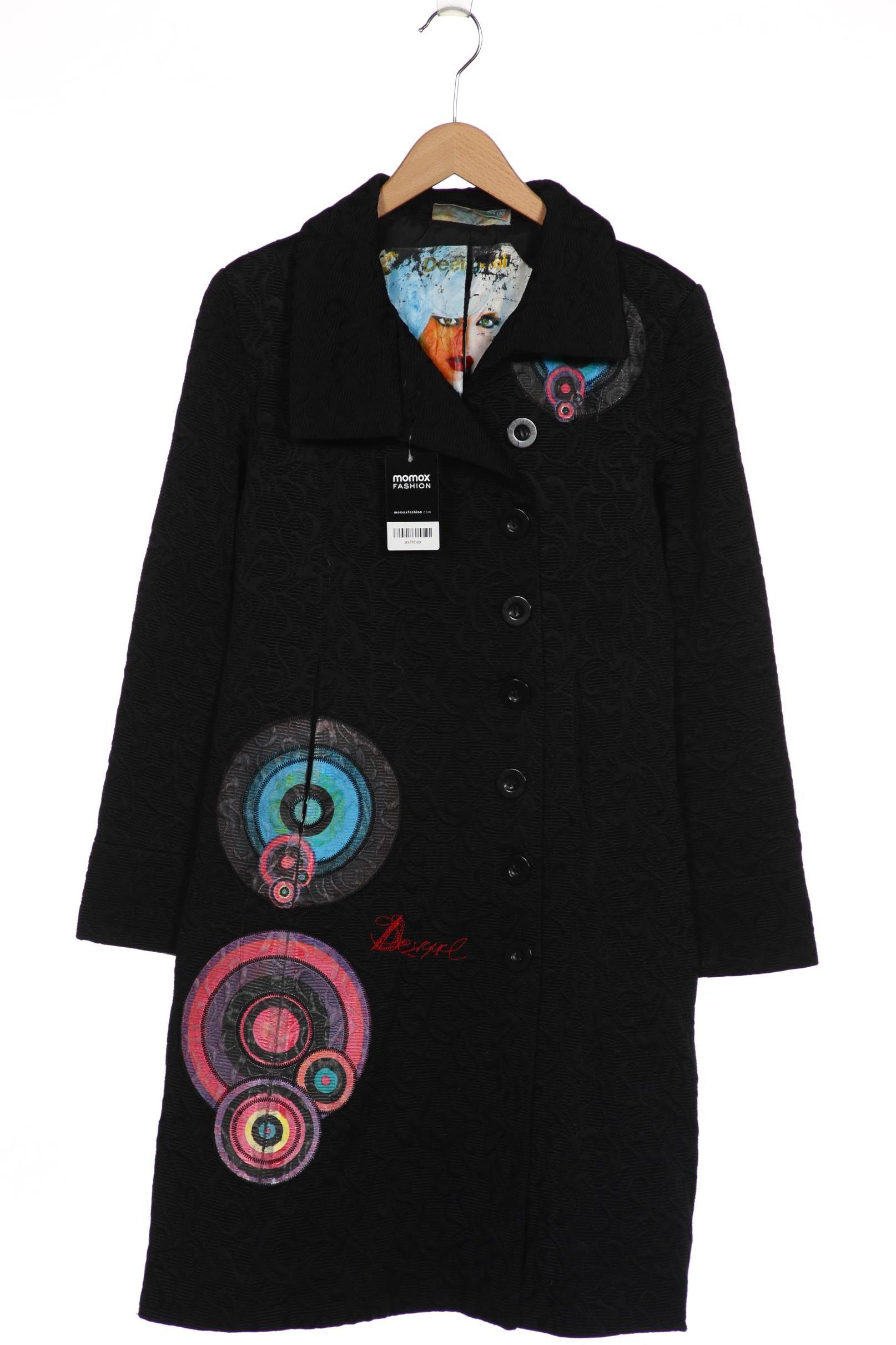

Desigual Damen Mantel, schwarz, Gr. 40