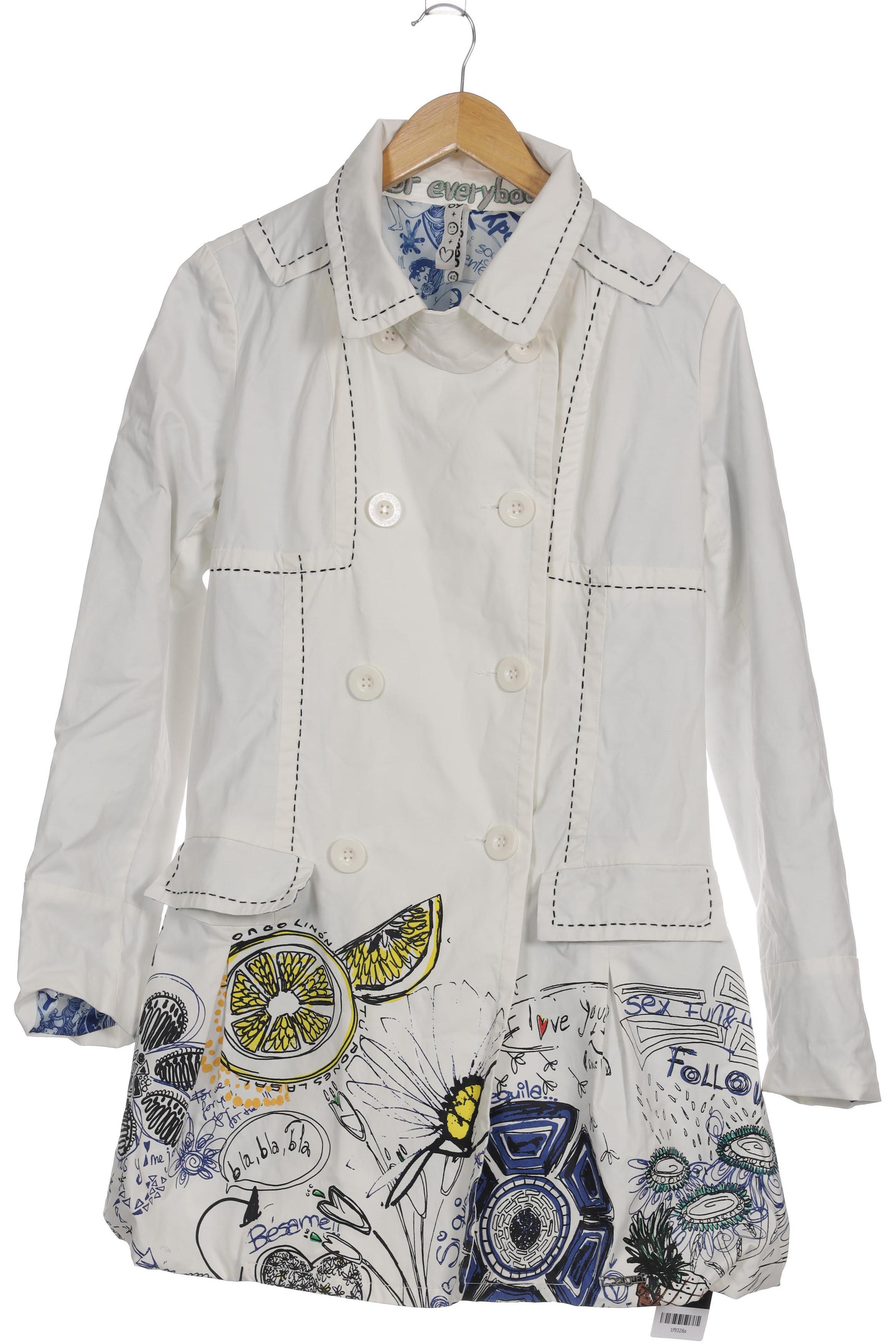 

Desigual Damen Mantel, weiß, Gr. 42
