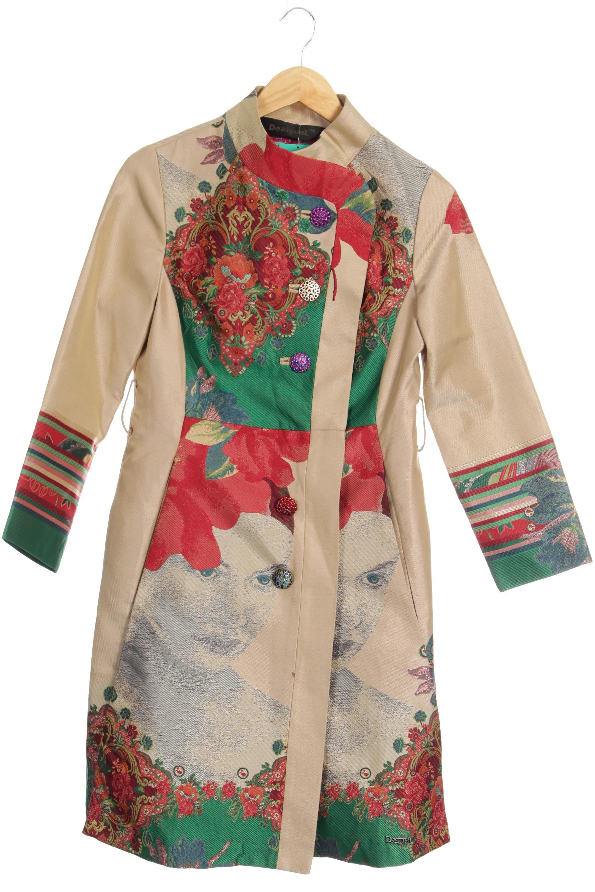

Desigual Damen Mantel, beige, Gr. 42