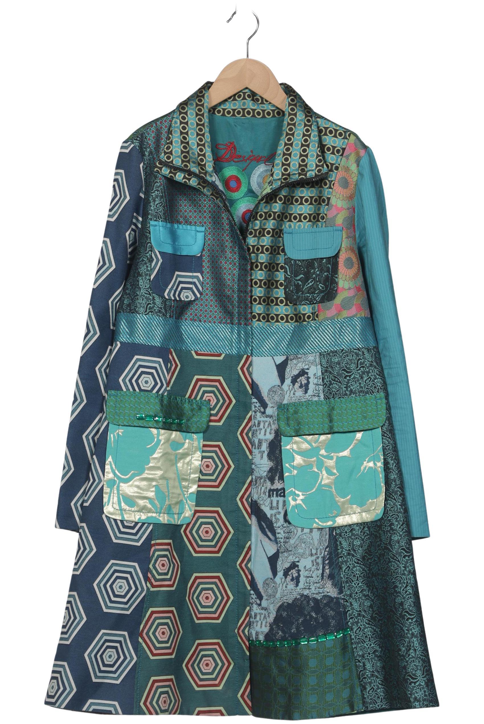 

Desigual Damen Mantel, mehrfarbig, Gr. 40