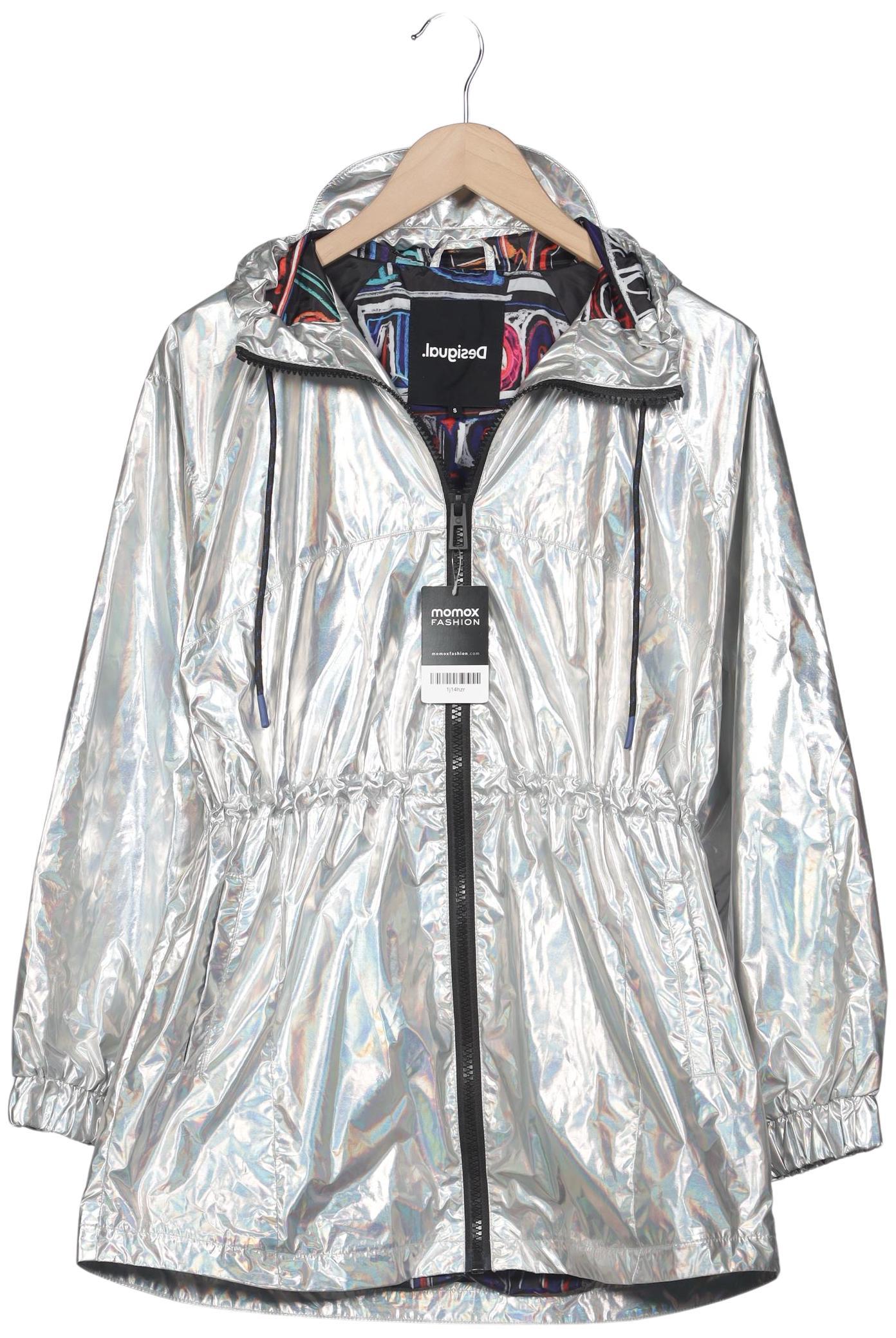 

Desigual Damen Mantel, silber, Gr. 36