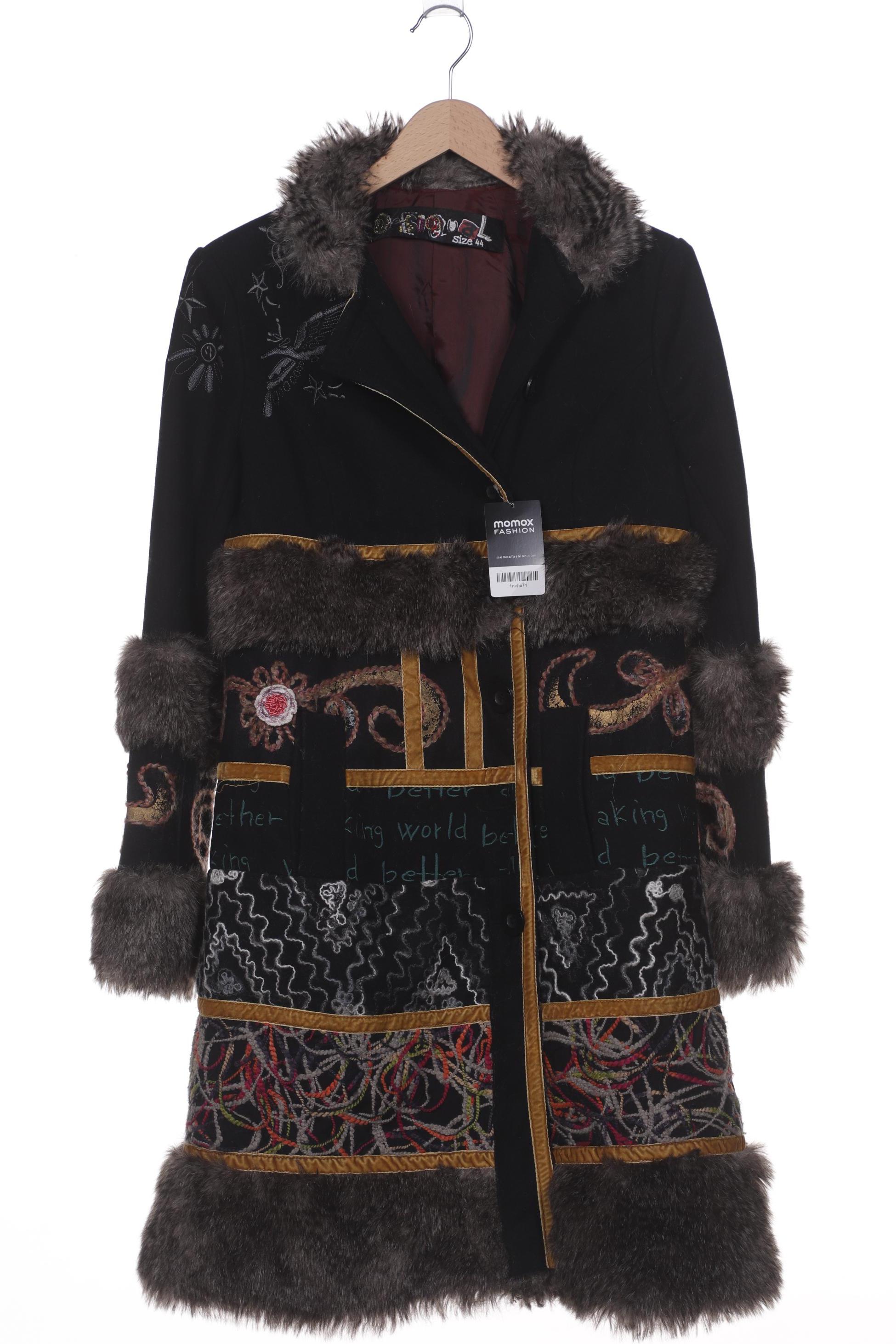

Desigual Damen Mantel, schwarz, Gr. 44