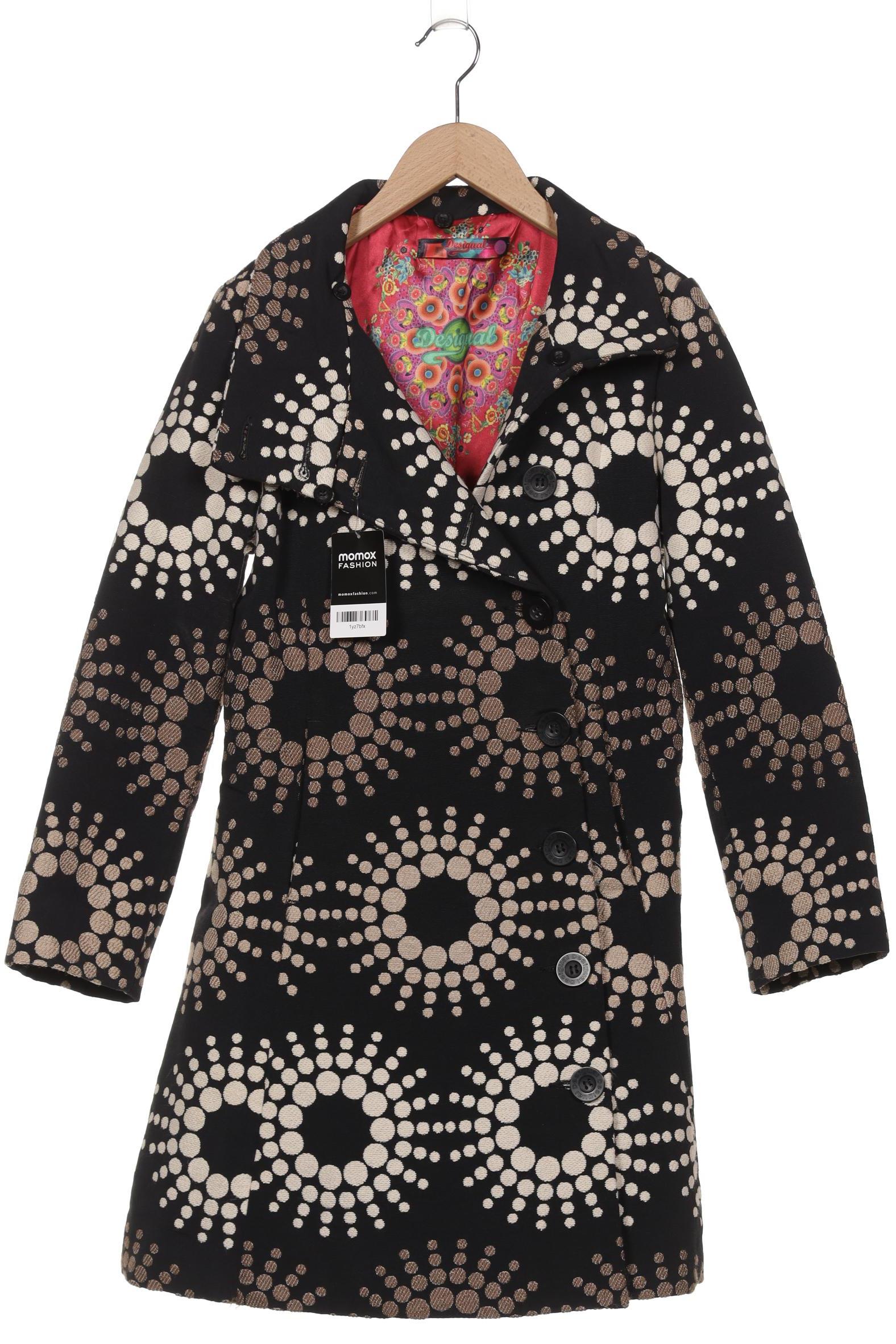 

Desigual Damen Mantel, schwarz, Gr. 38