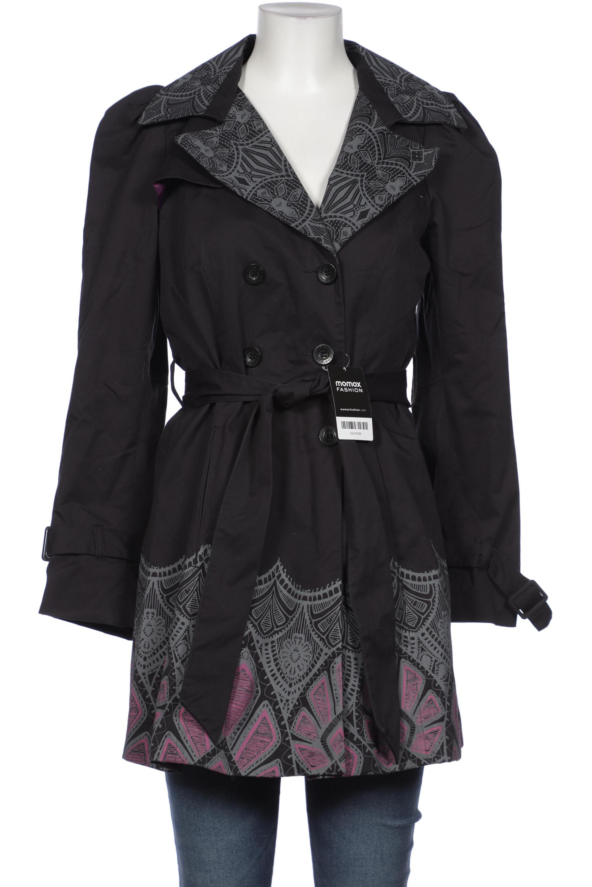 

Desigual Damen Mantel, schwarz, Gr. 38
