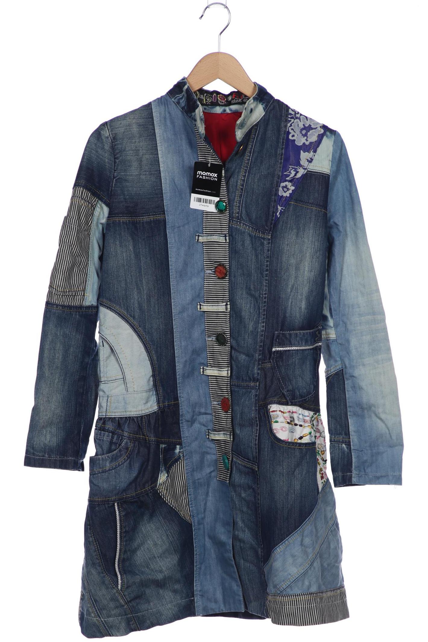 

Desigual Damen Mantel, blau, Gr. 40