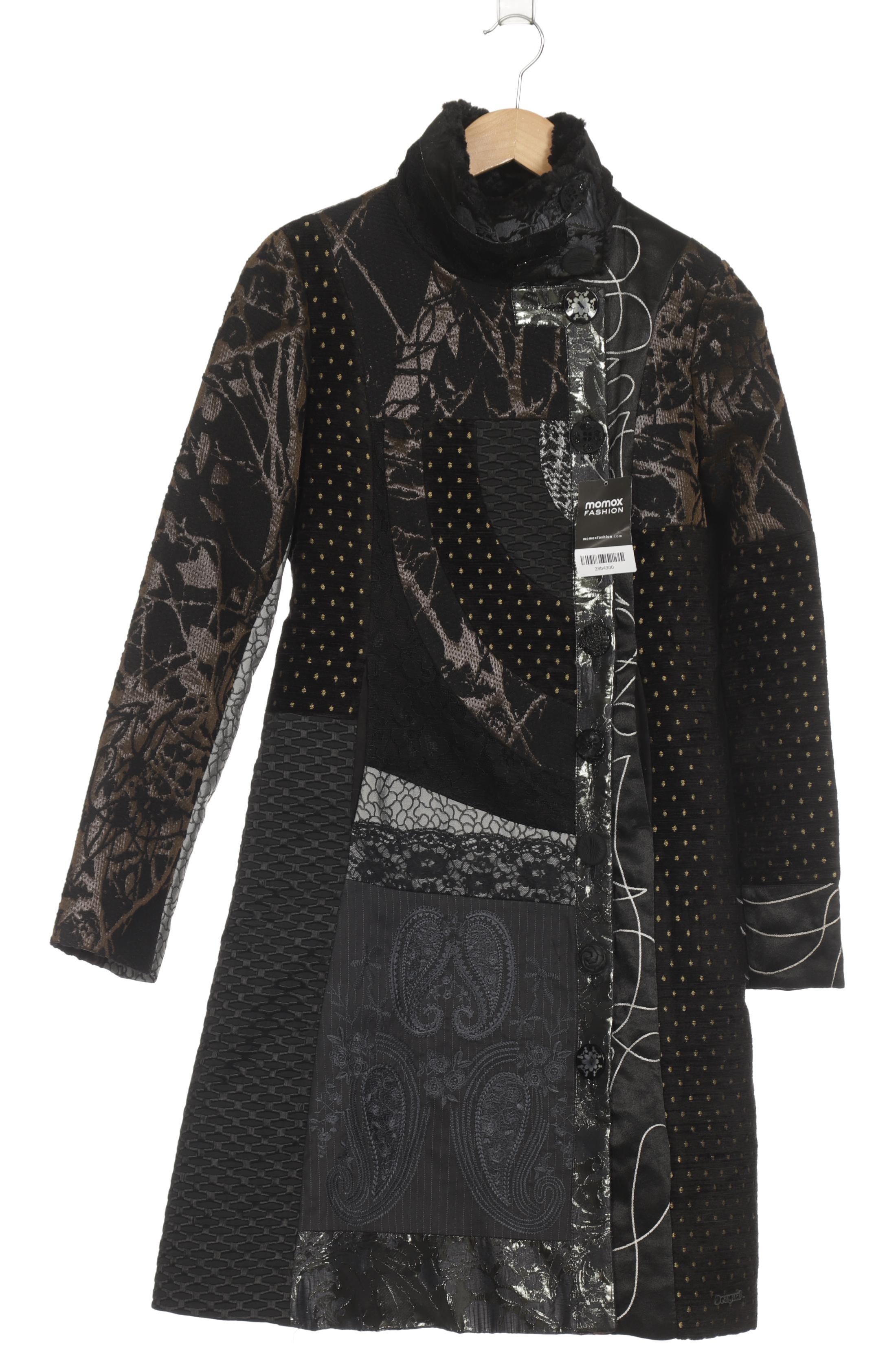 

Desigual Damen Mantel, schwarz, Gr. 36