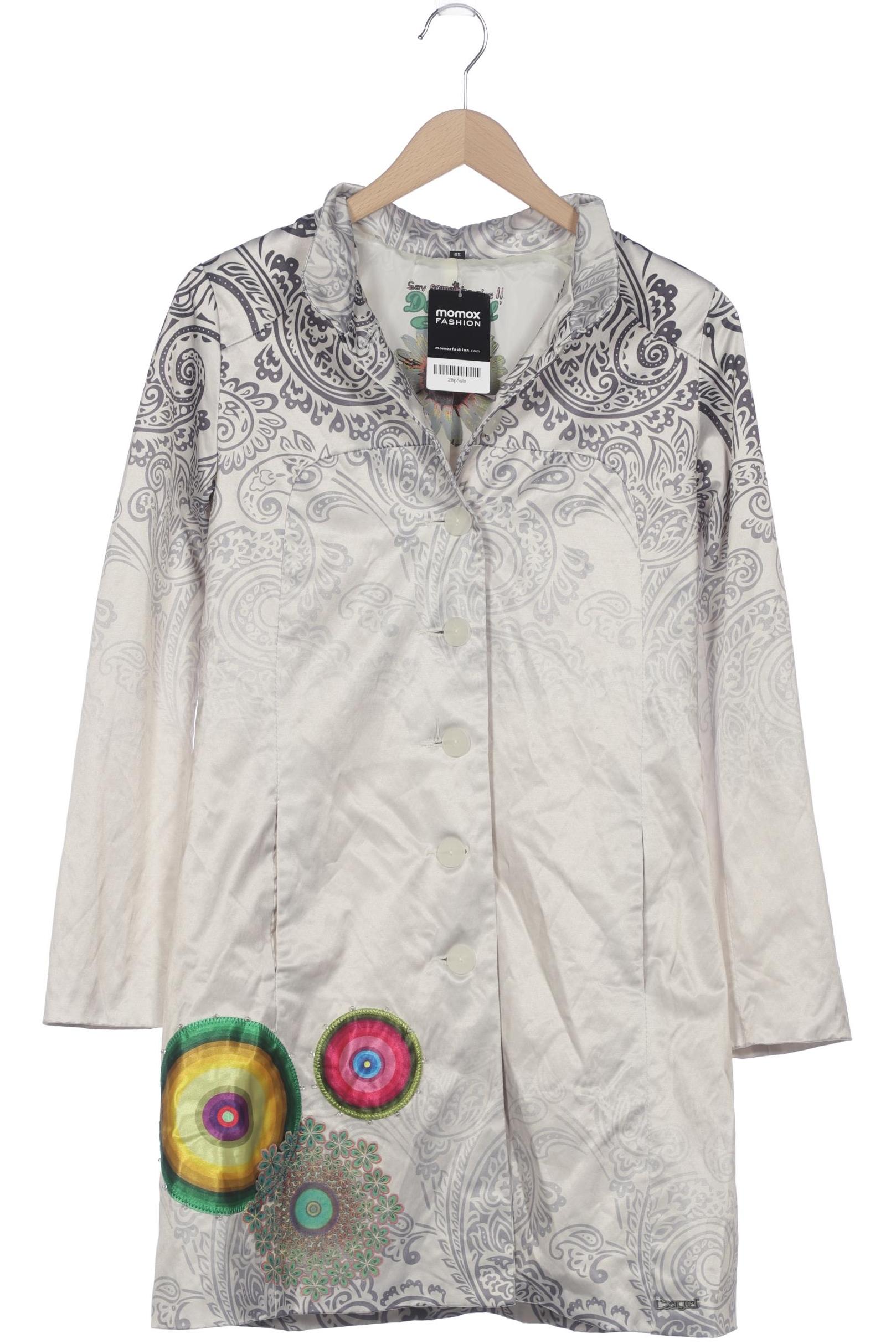 

Desigual Damen Mantel, cremeweiß, Gr. 38
