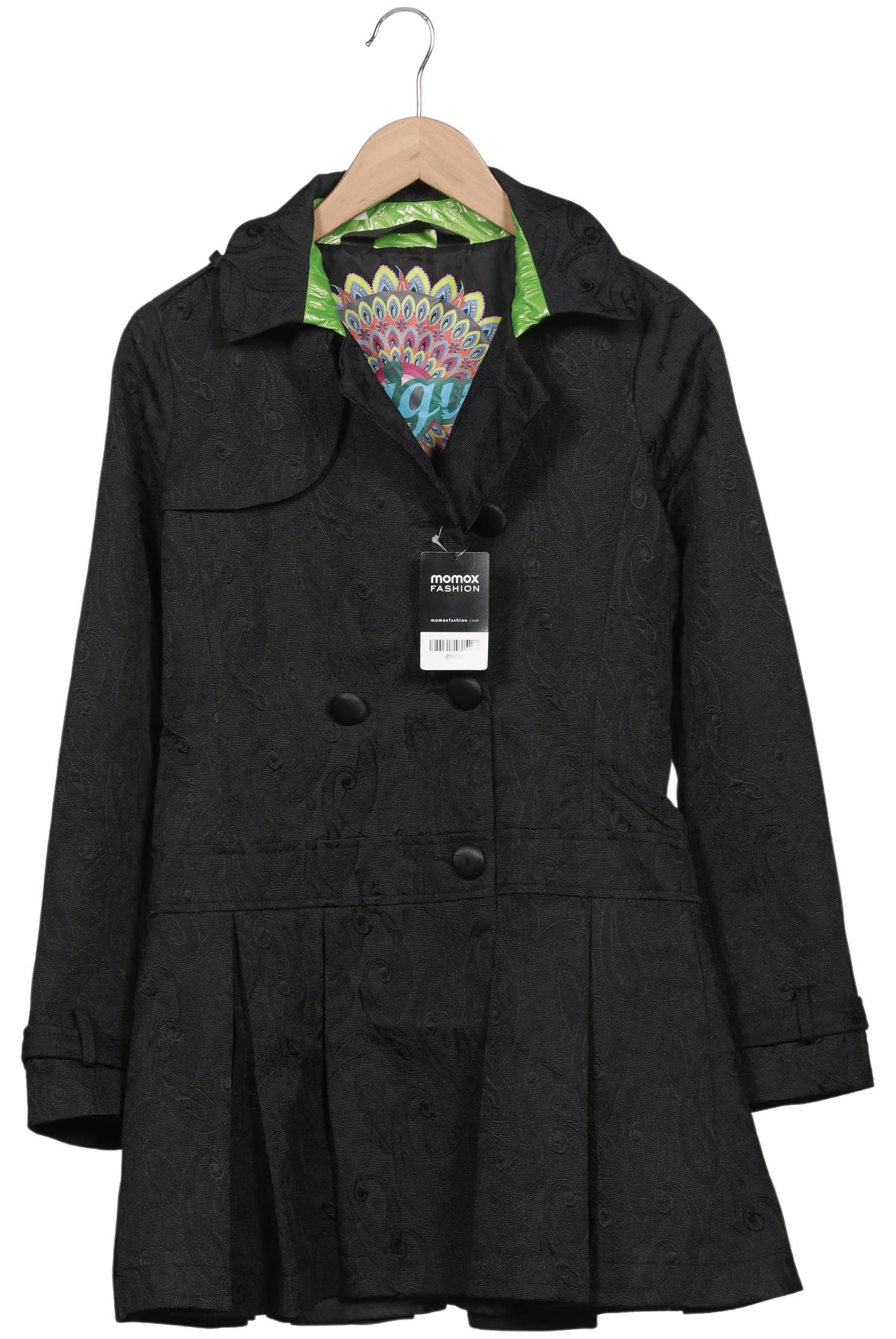 

Desigual Damen Mantel, schwarz, Gr. 38