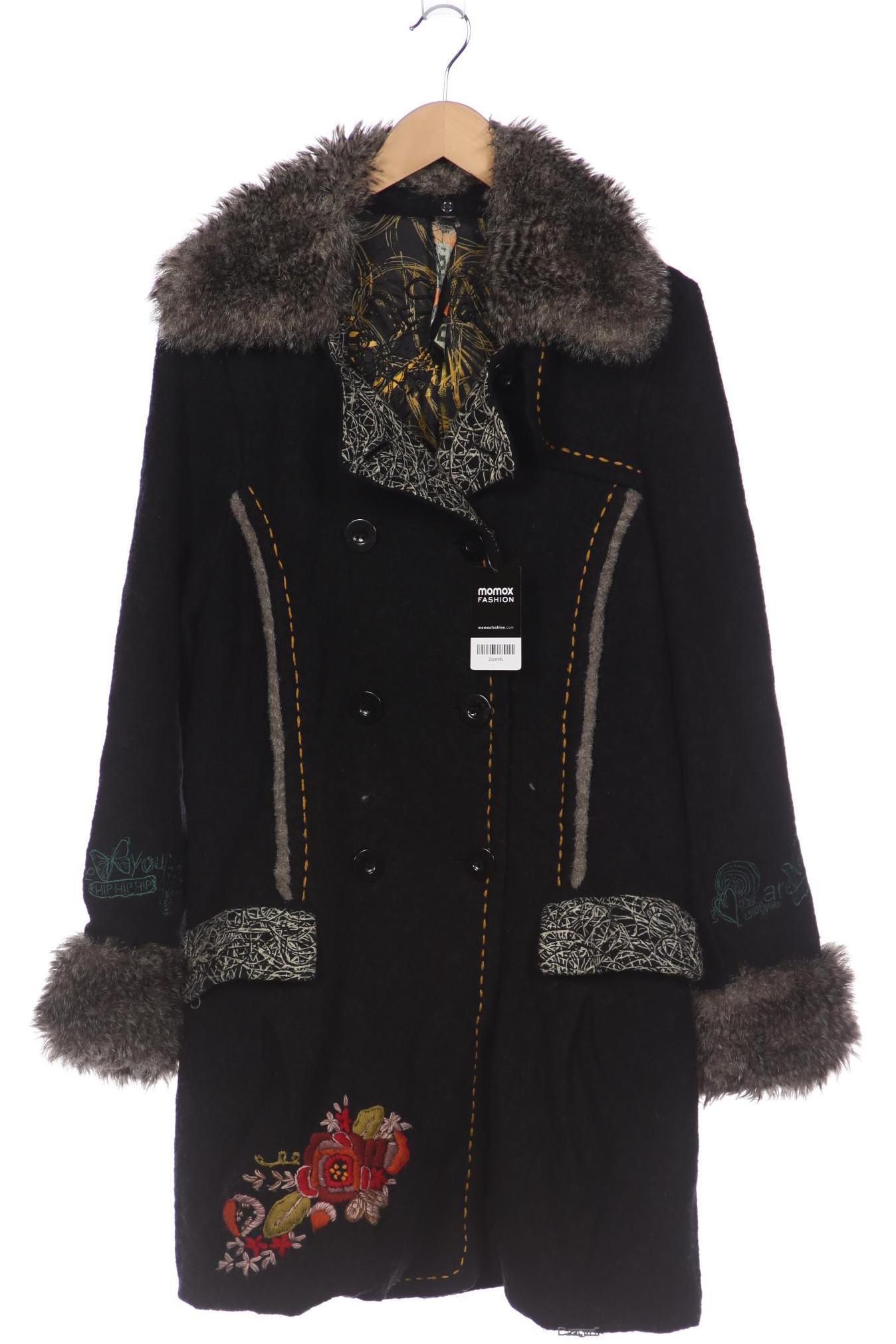 

Desigual Damen Mantel, schwarz, Gr. 44