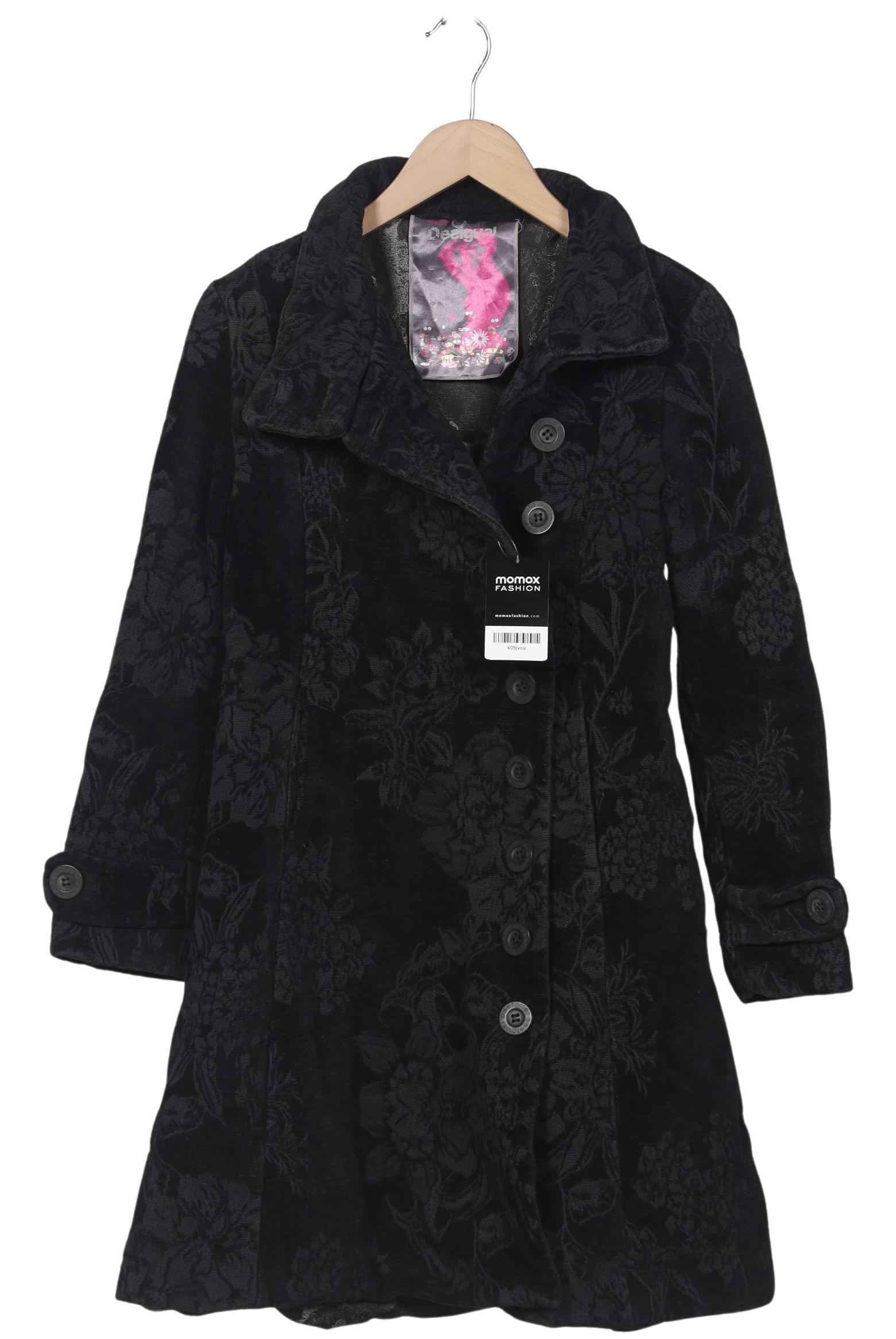 

Desigual Damen Mantel, schwarz, Gr. 40