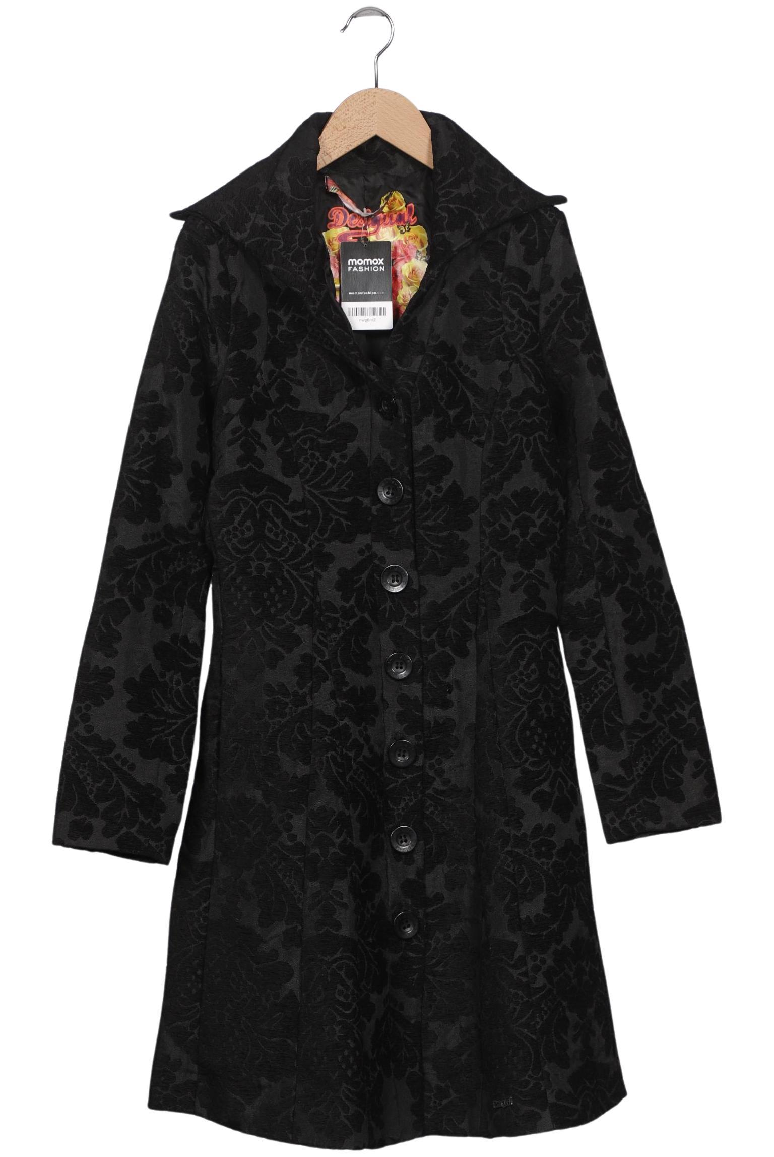 

Desigual Damen Mantel, schwarz, Gr. 36