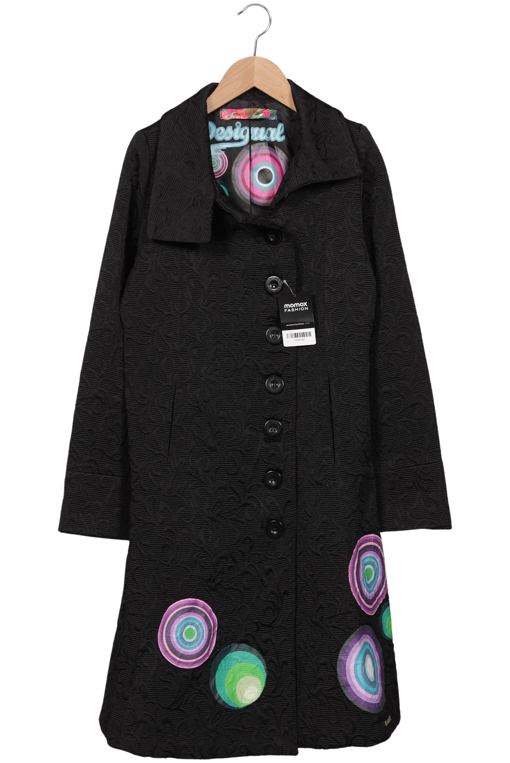 

Desigual Damen Mantel, schwarz, Gr. 38