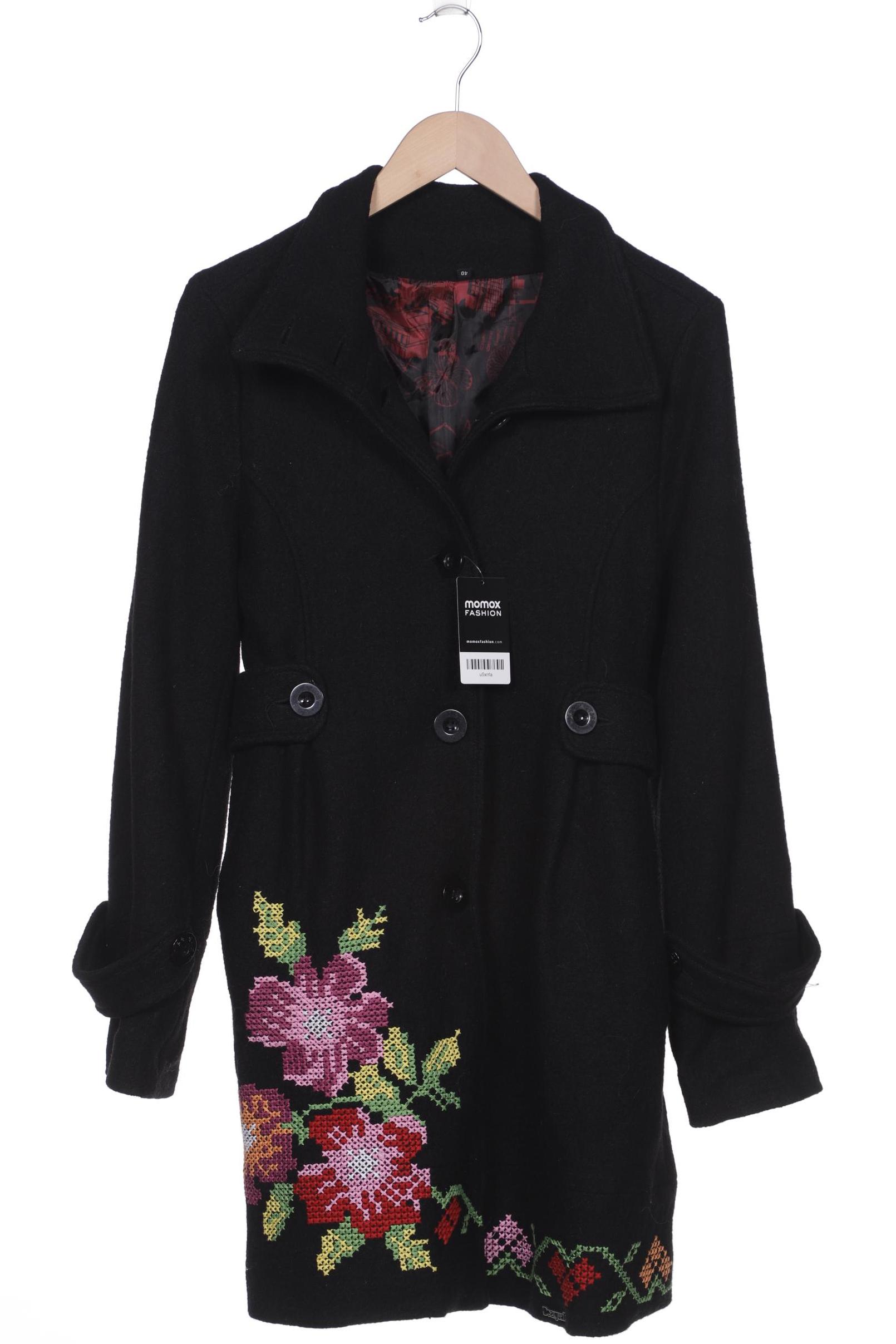 

Desigual Damen Mantel, schwarz, Gr. 40