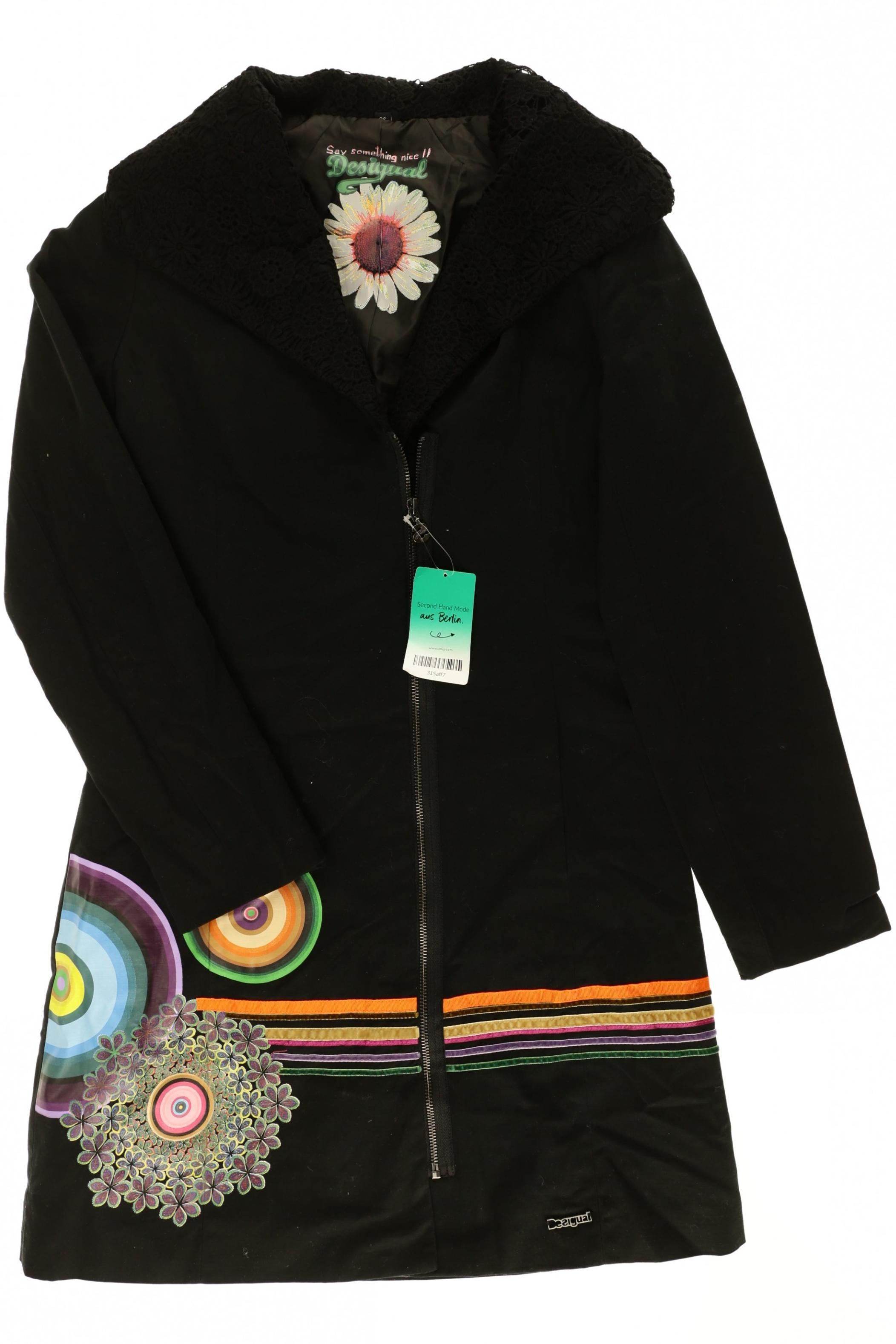 

Desigual Damen Mantel, schwarz, Gr. 36