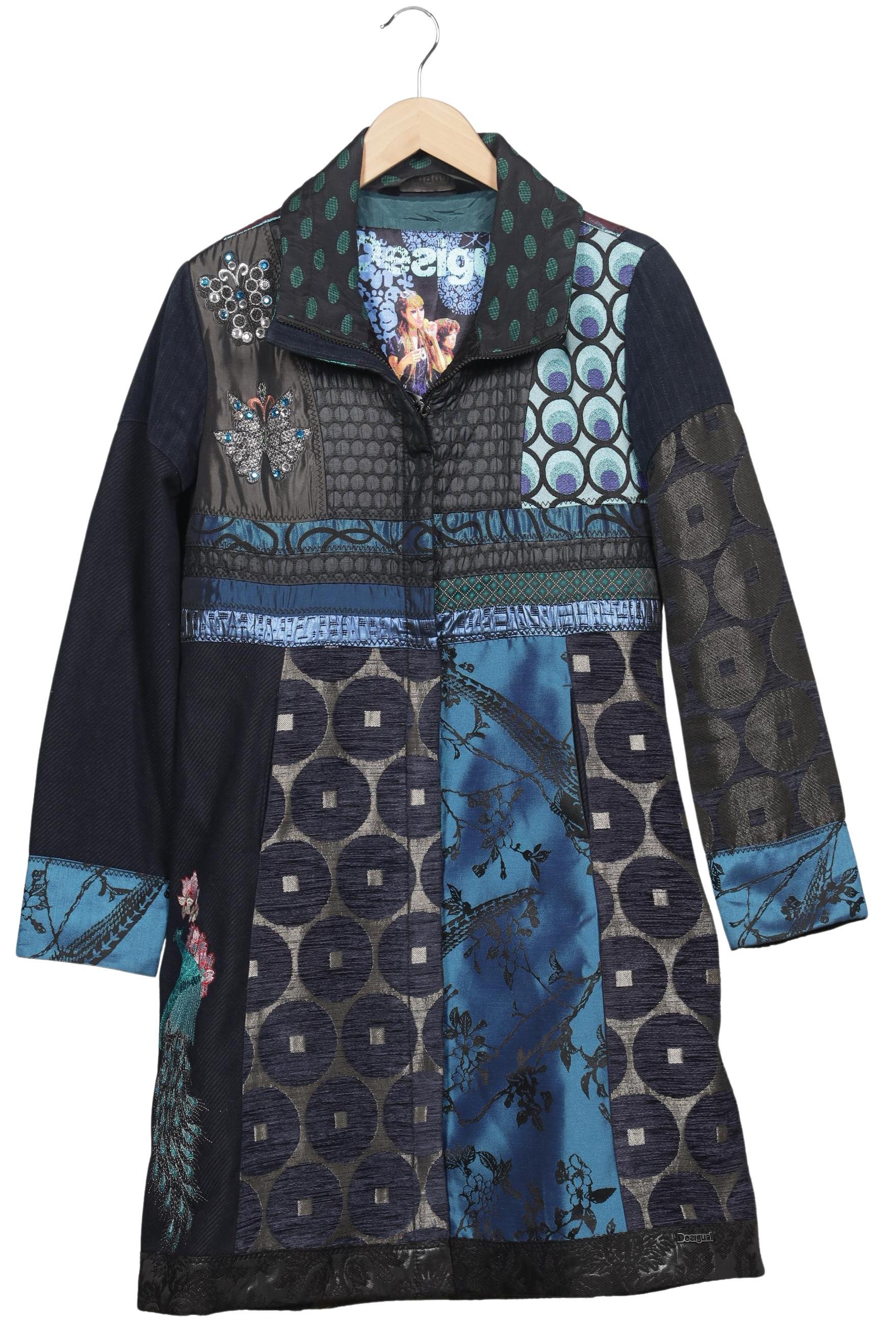 

Desigual Damen Mantel, mehrfarbig, Gr. 44