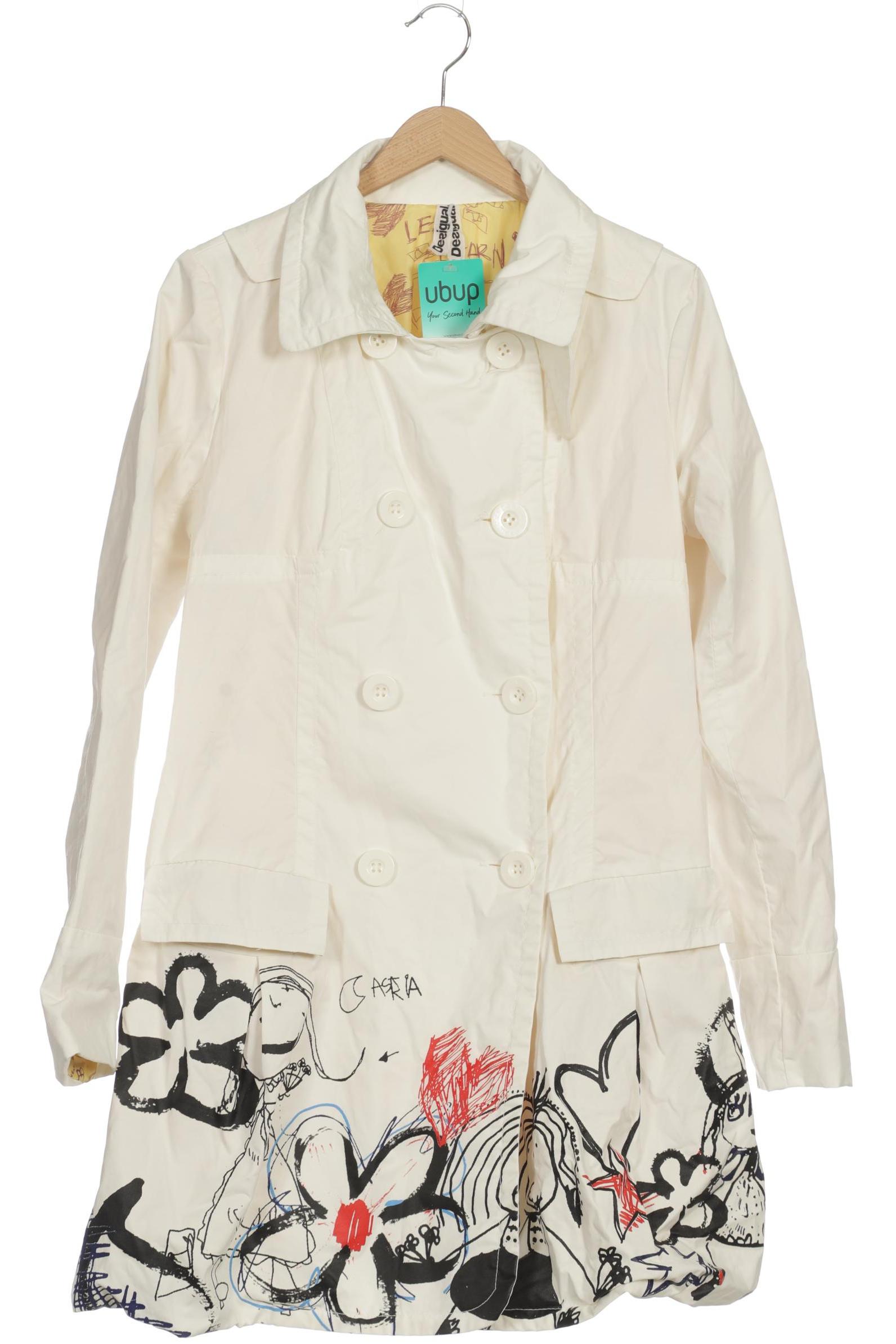 

Desigual Damen Mantel, weiß, Gr. 38