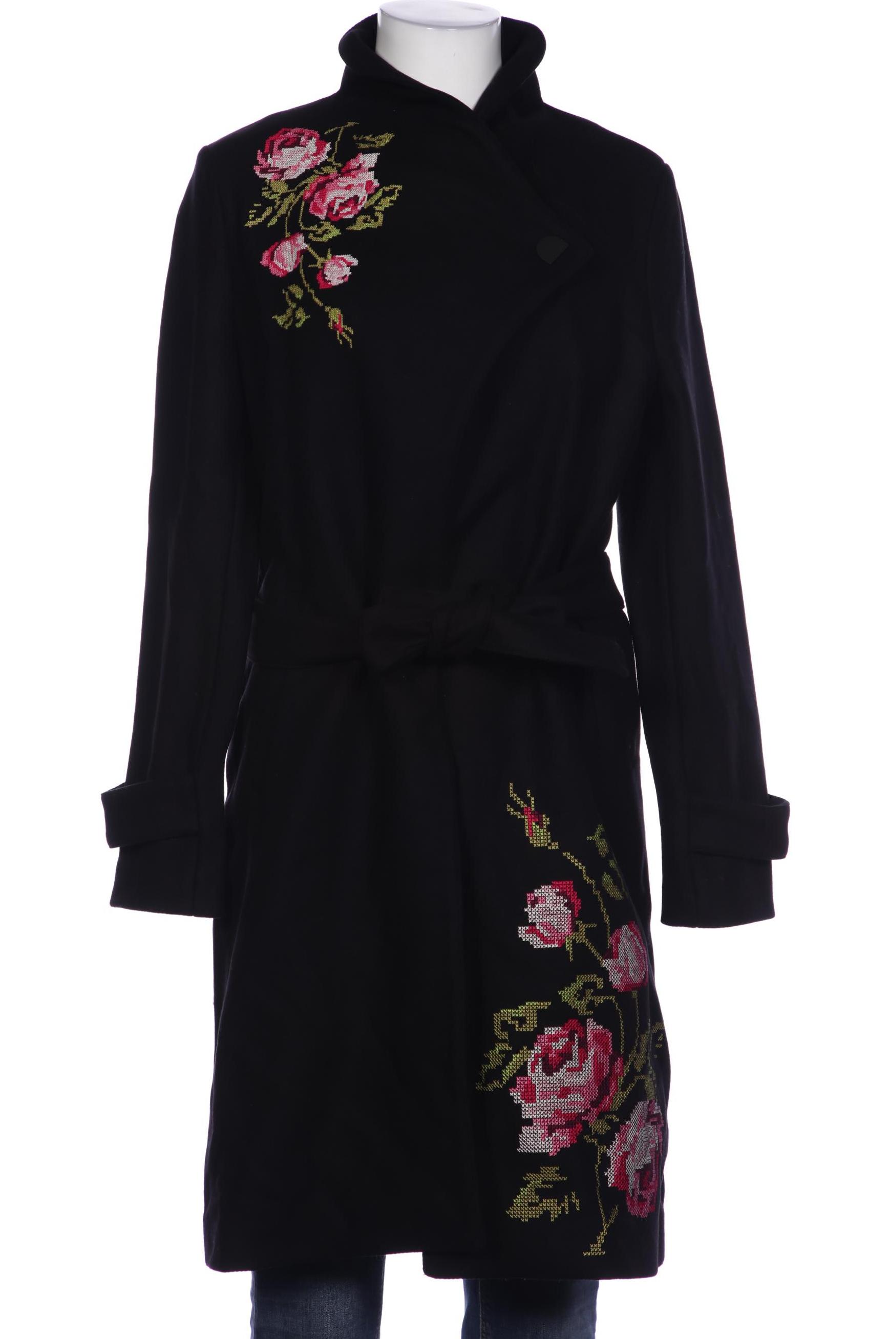 

Desigual Damen Mantel, schwarz, Gr. 38