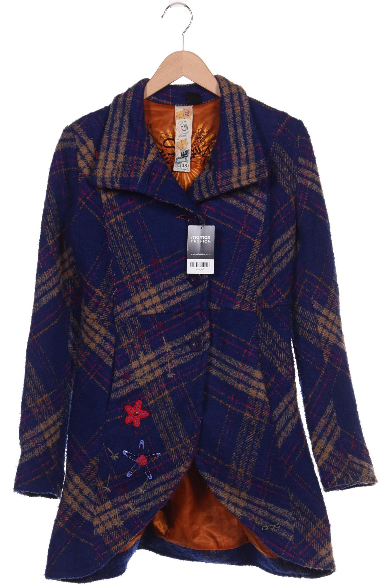 

Desigual Damen Mantel, blau