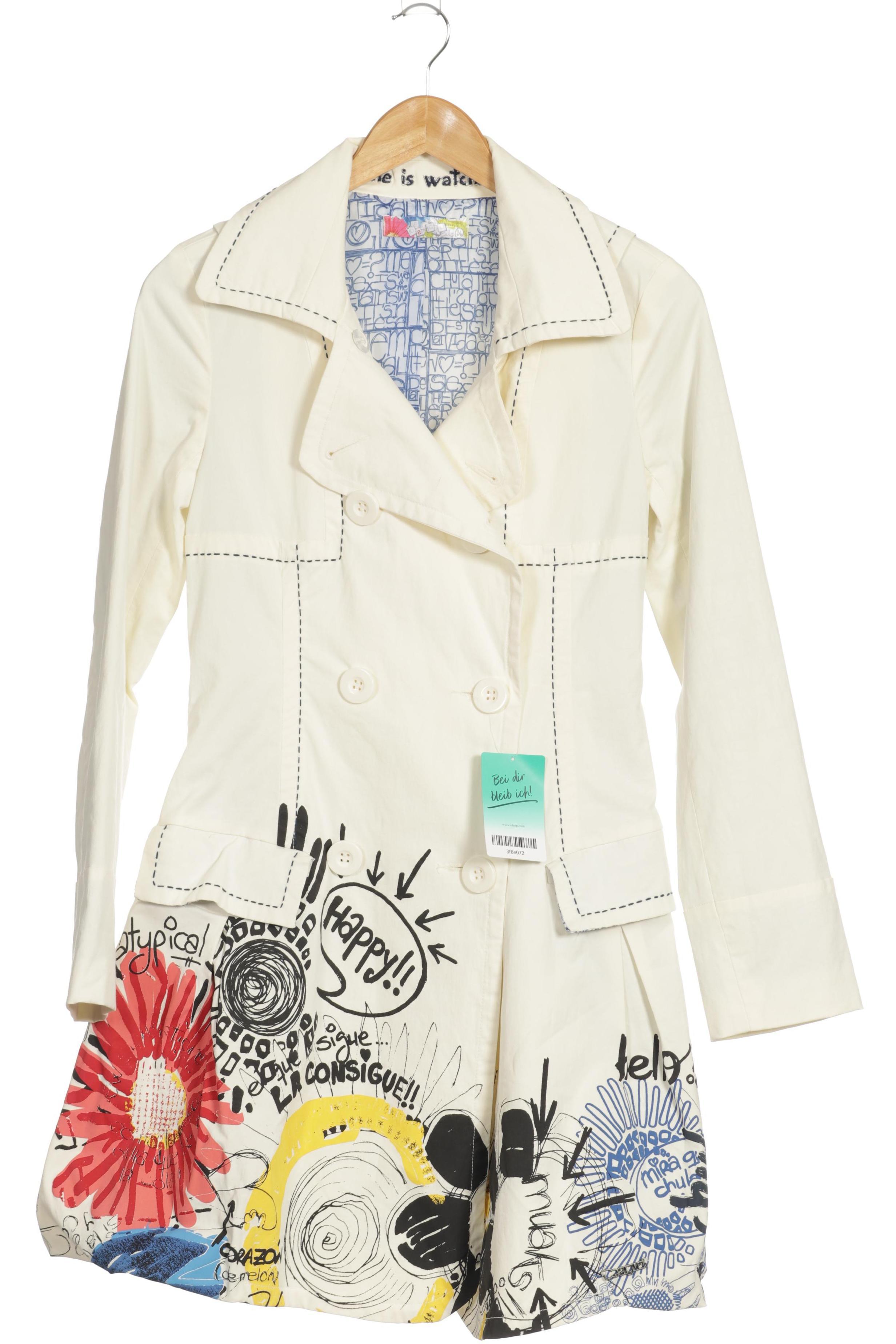 

Desigual Damen Mantel, weiß, Gr. 36