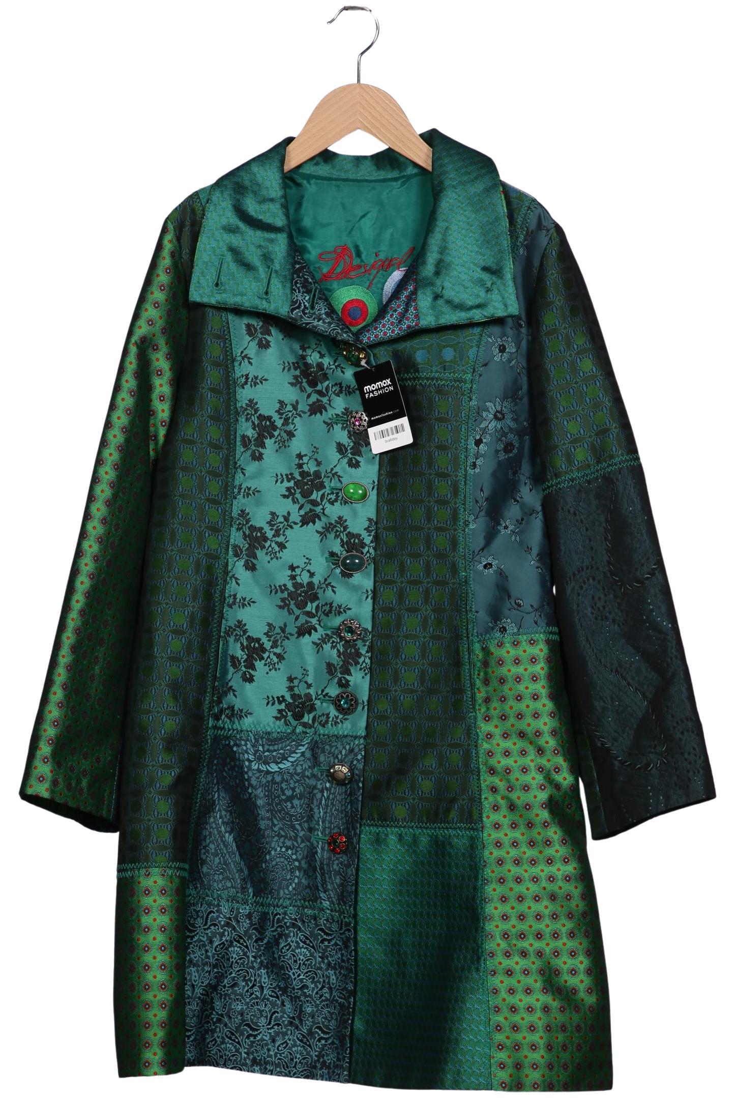 

Desigual Damen Mantel, grün, Gr. 44