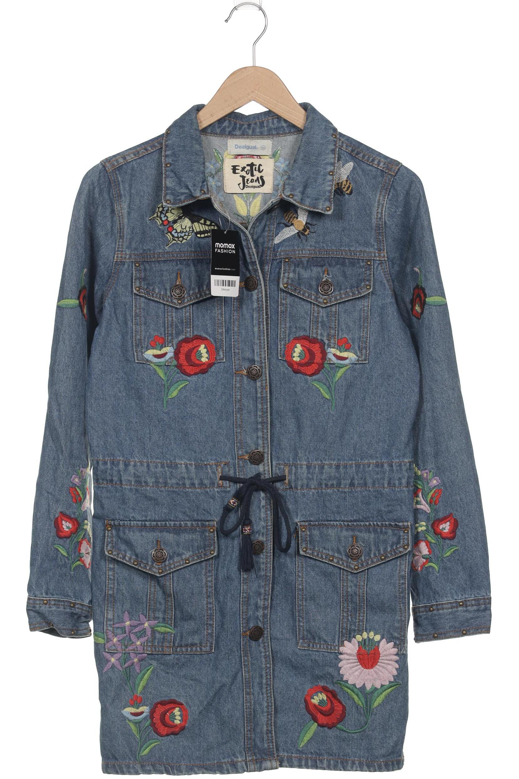 

Desigual Damen Mantel, blau, Gr. 38