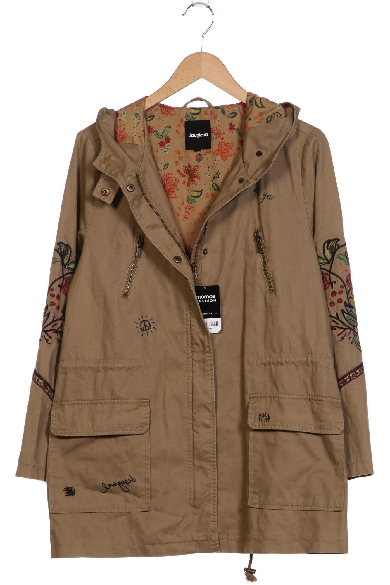 

Desigual Damen Mantel, beige, Gr. 40