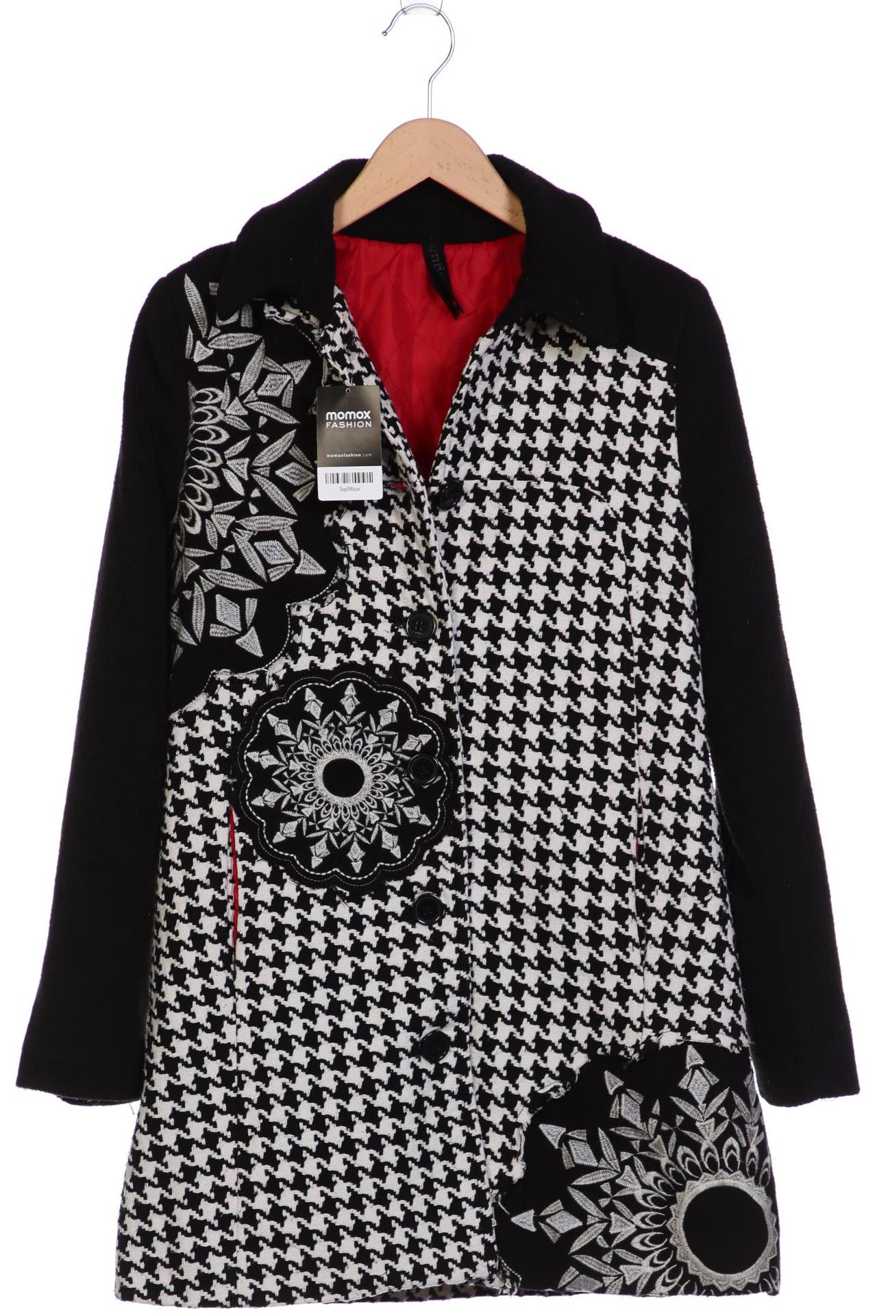 

Desigual Damen Mantel, schwarz, Gr. 38